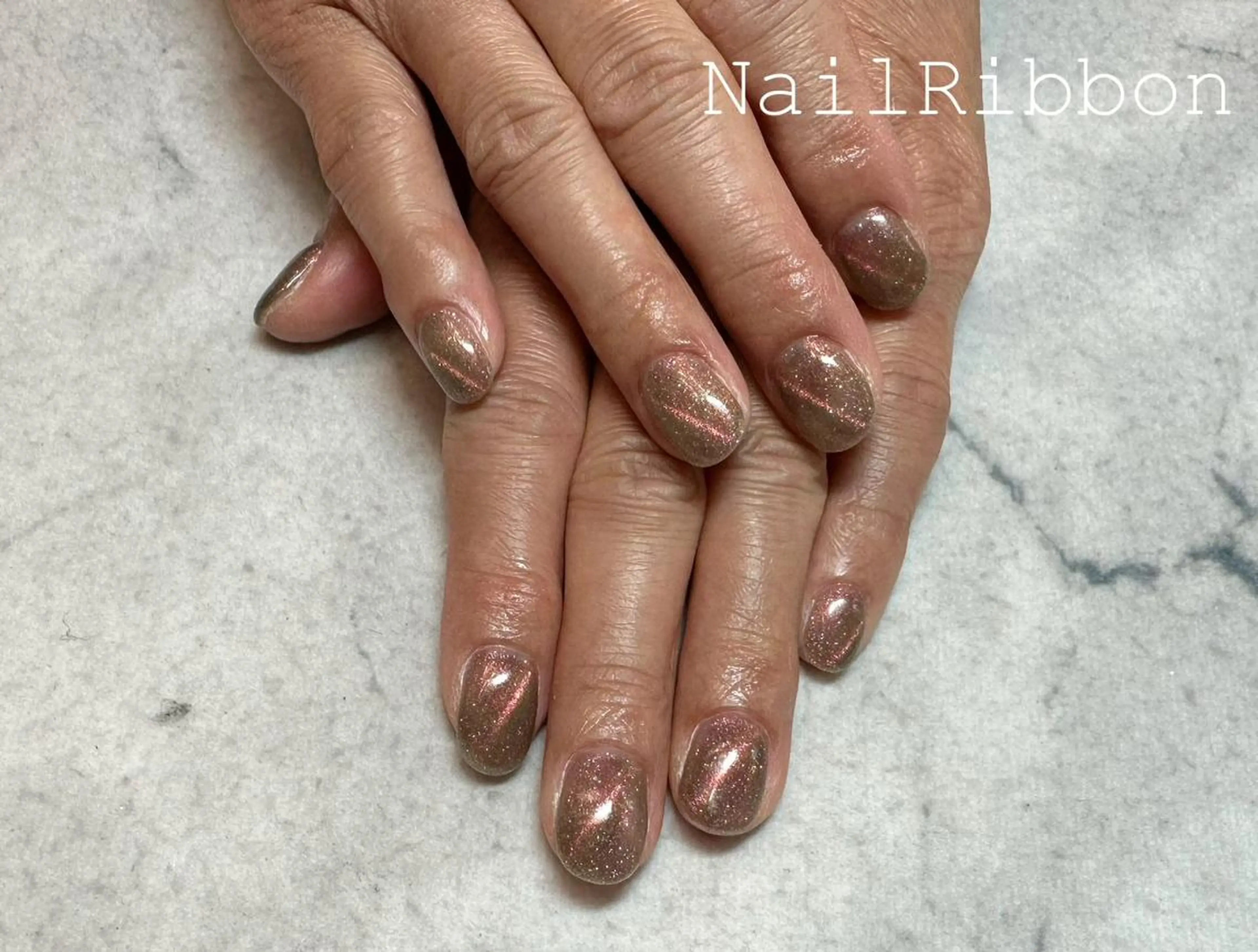 ネイル ネイルリボン 石田のネイルデザイン