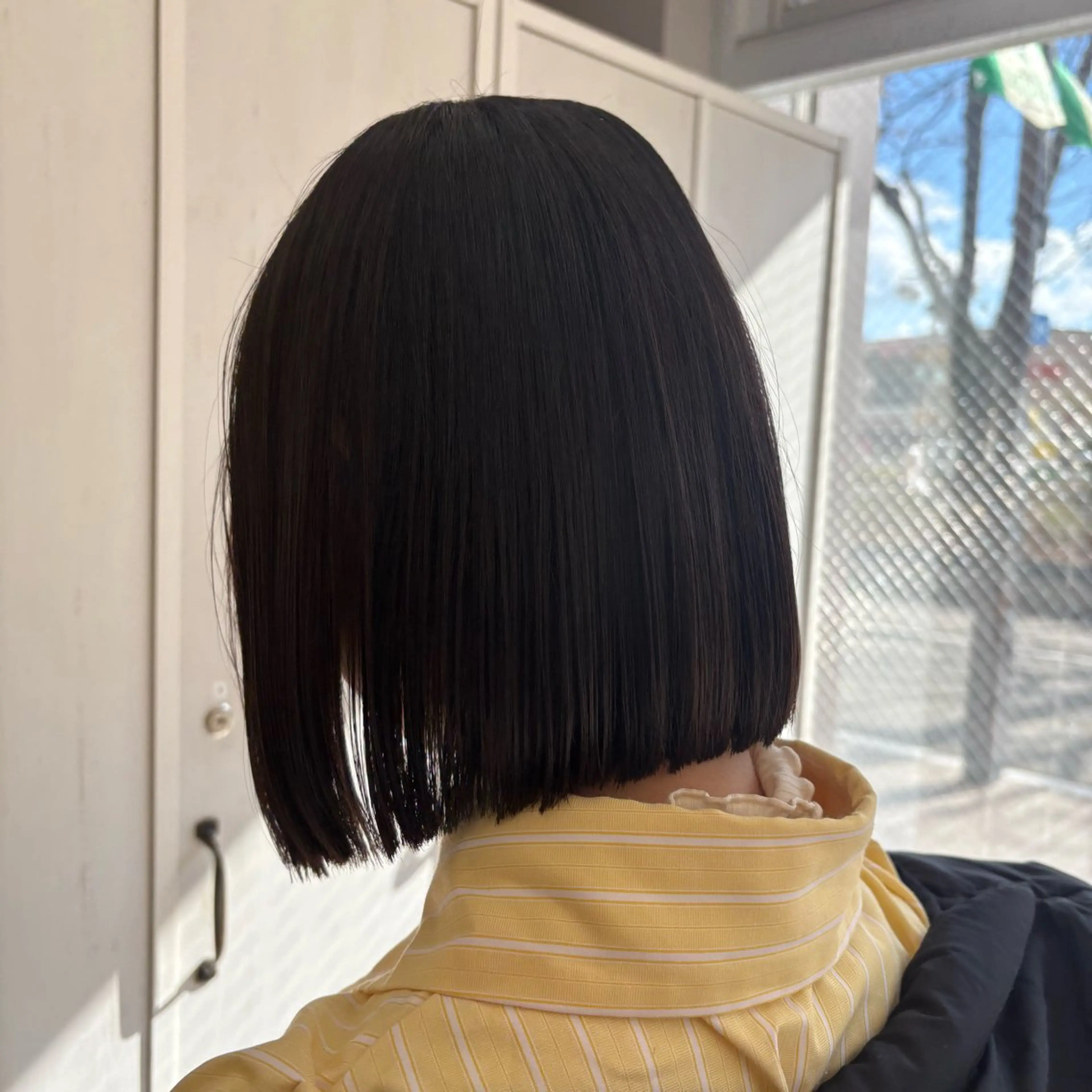 ショート 前下がりボブ ボブ カット ヘアカラー 池田 優那のヘアスタイル