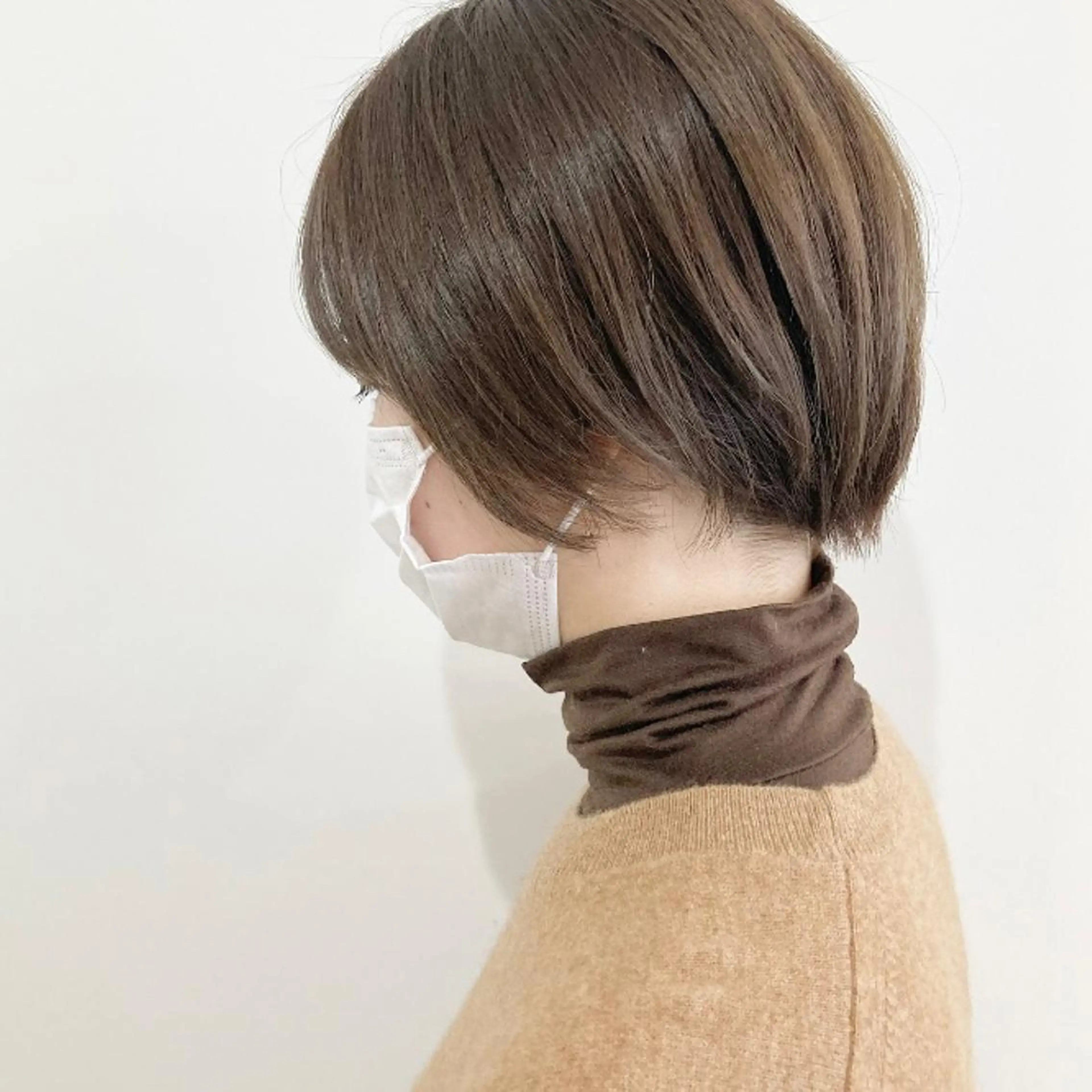 ショート カラー ブリーチ ブリーチなしカラー ショートヘア お洒落パーマ/ 艶カラー/michiのヘアスタイル