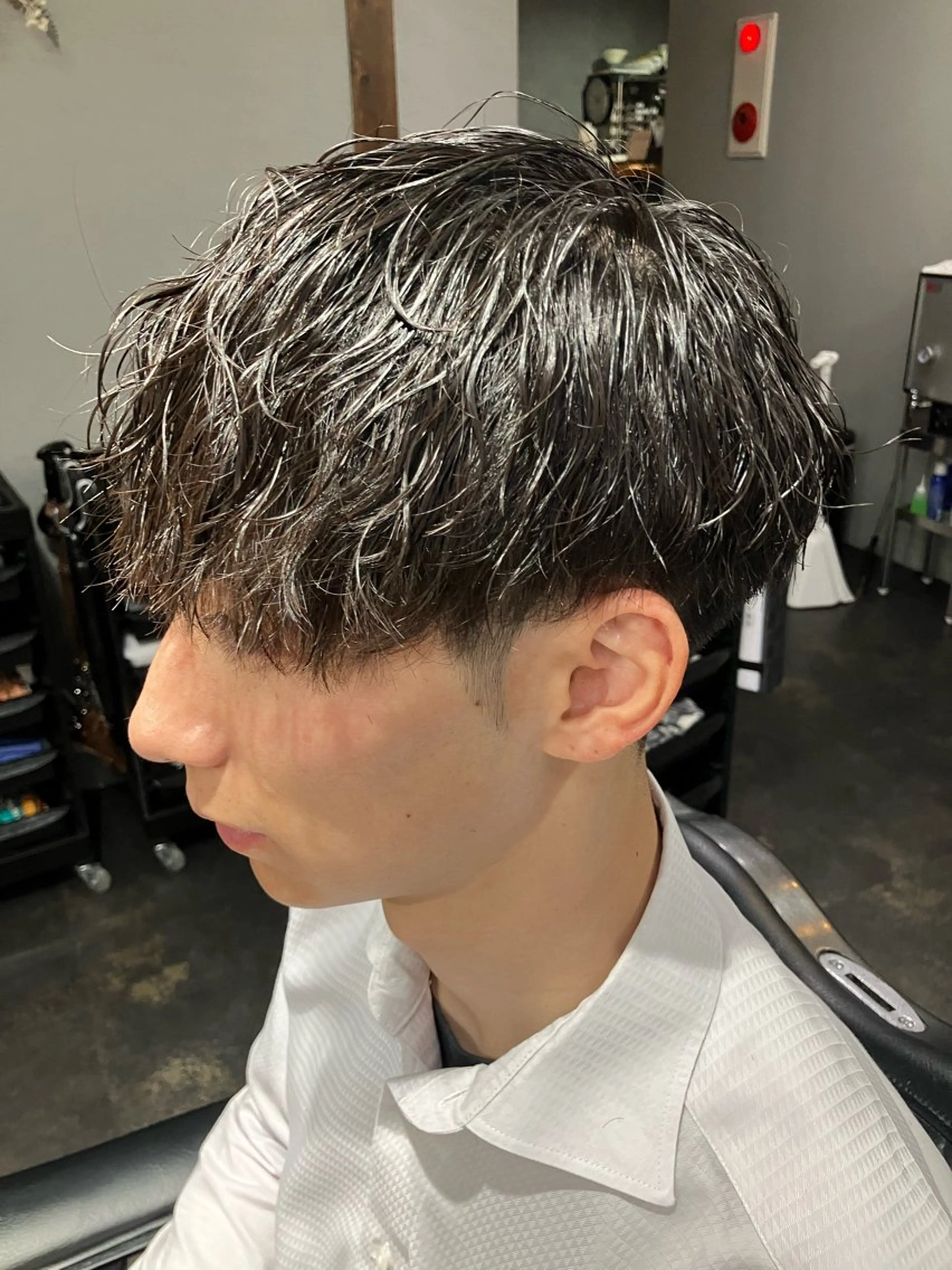 パーマ メンズ メンズパーマ 波巻きパーマ メンズ/ケアパーマ /hayashiのヘアスタイル