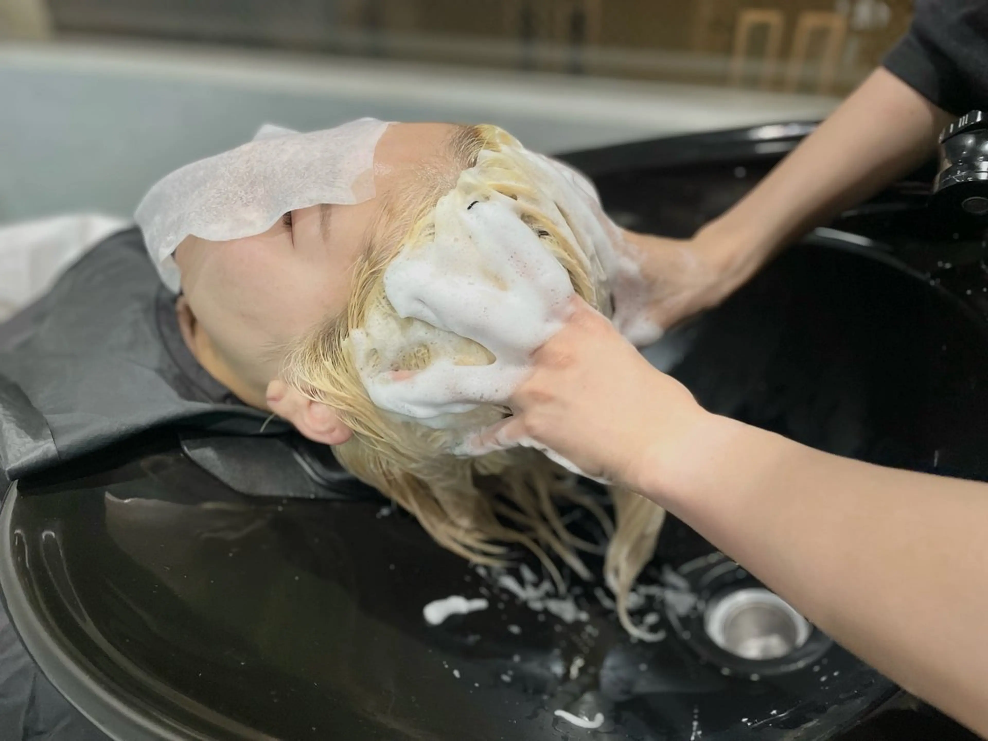 リラクゼーションコース【カット+炭酸スパ25分+肩マッサージ10分】の写真