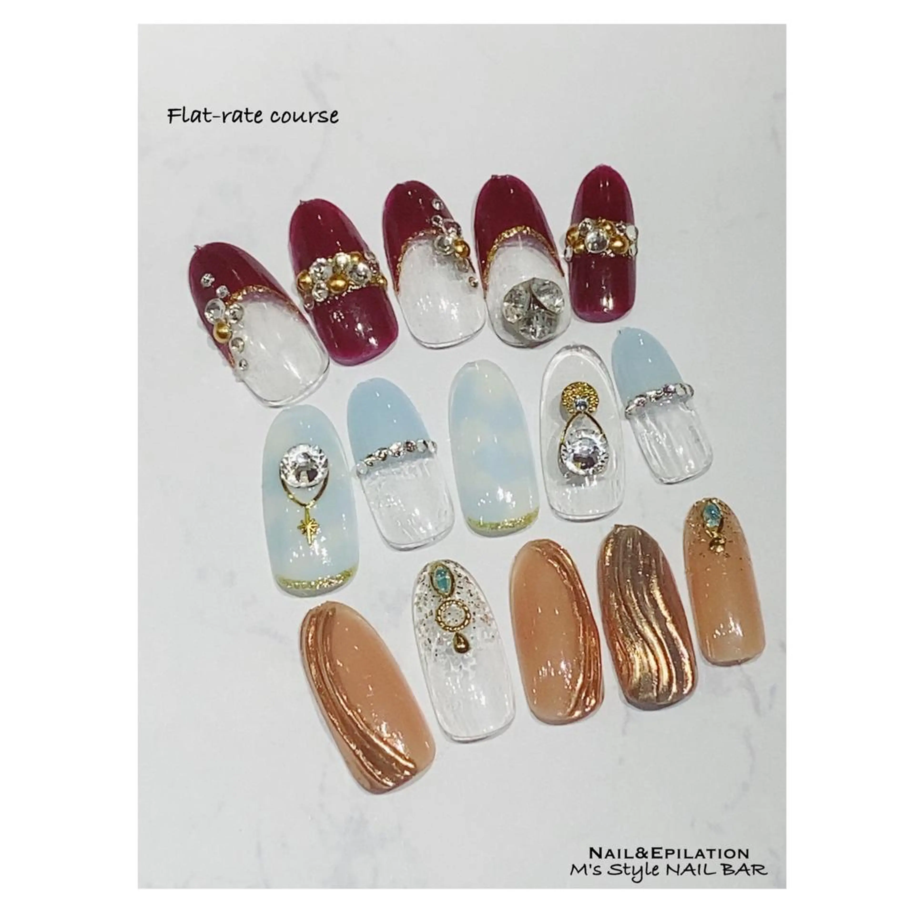 ネイル 成人式 韓国ネイル ロングネイル マグネットネイル ミディアムネイル M's Style NAIL BARのエステ・リラクイメージ