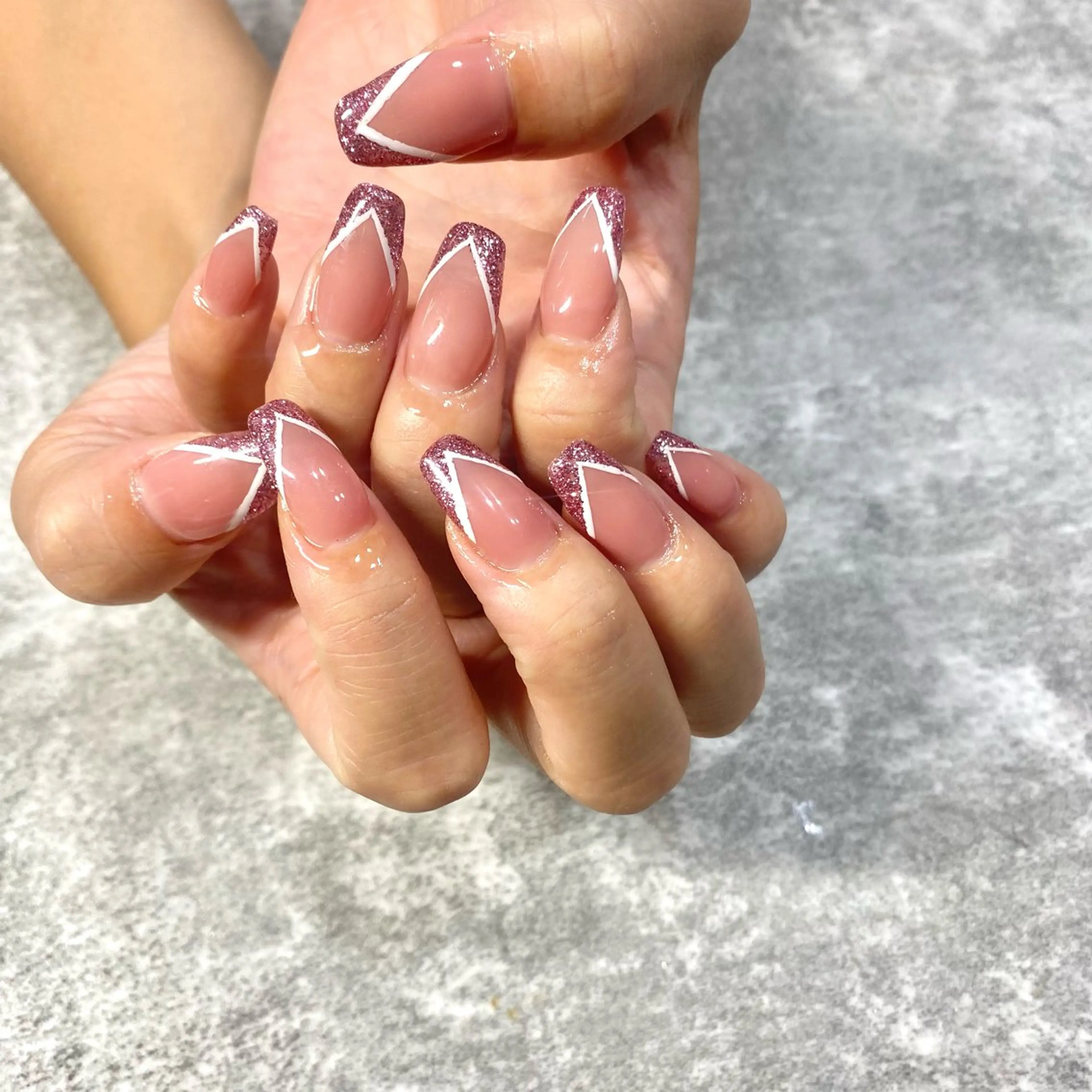 ネイル フレンチネイル ハンドネイル ★Rinail... .のネイルデザイン