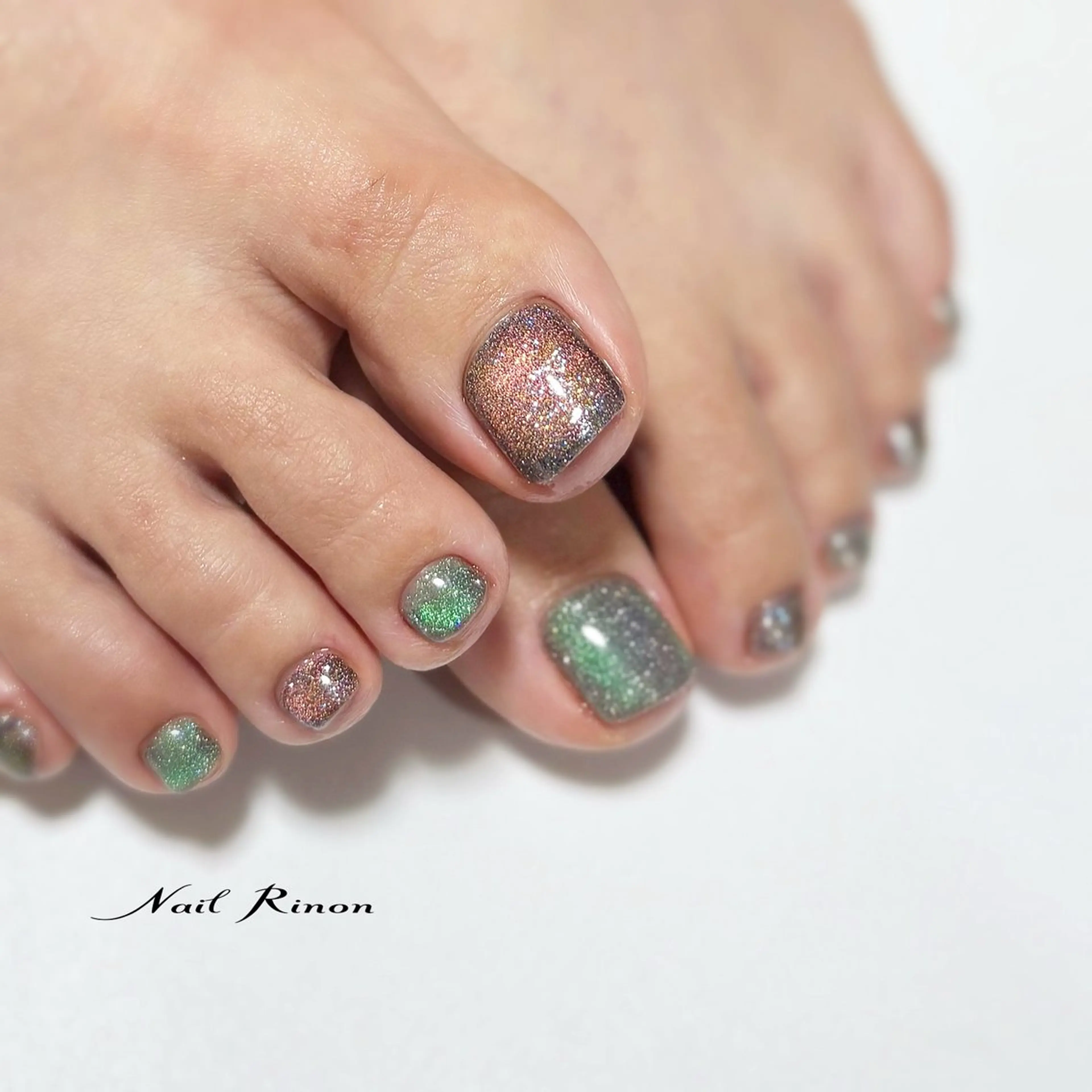 ネイル マグネットネイル ハンドネイル Nail Rinonのネイルデザイン