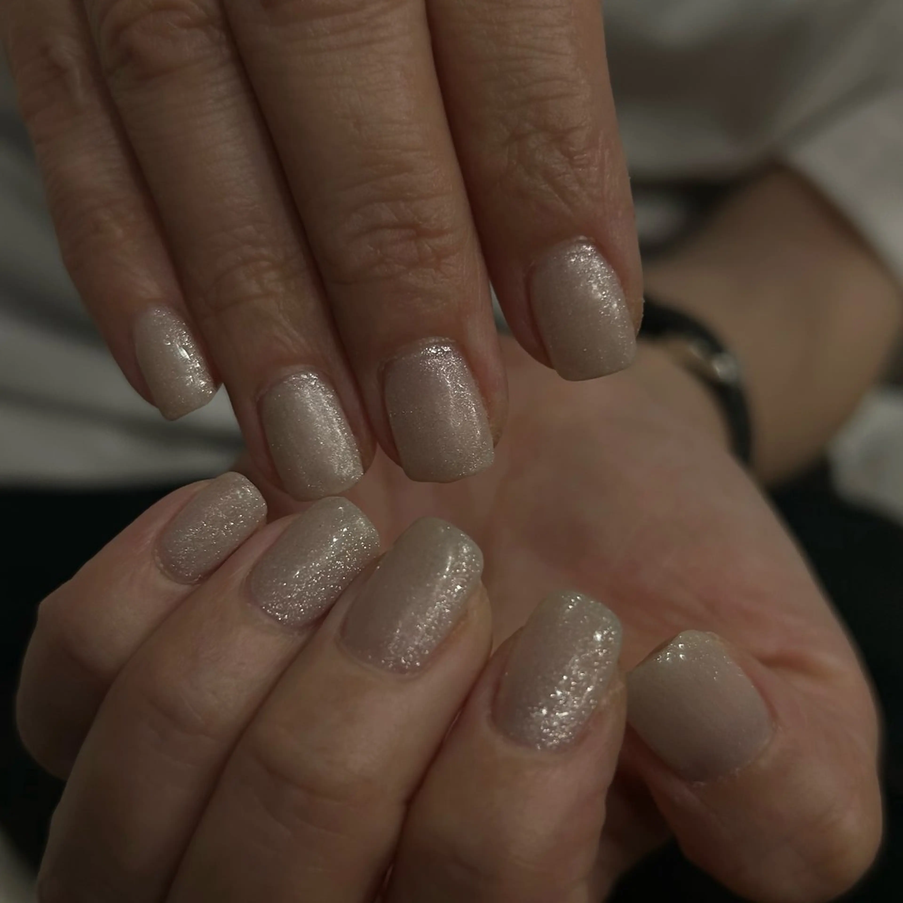 ネイル マグネットネイル ワンカラーネイル ハンドネイル フットネイル sa ya...のネイルデザイン