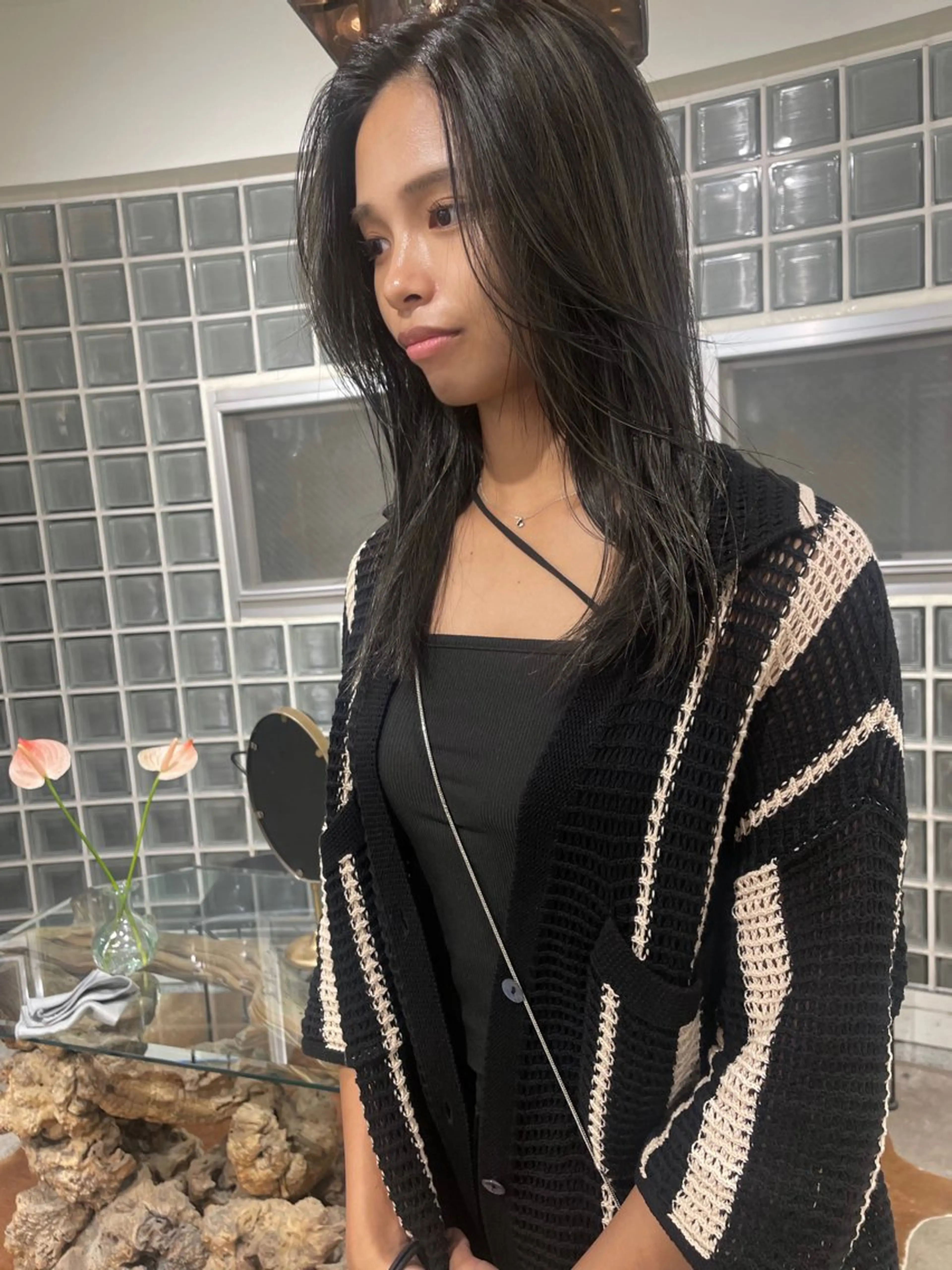 セミロング カラー 似合わせ ／表参道／REMIのヘアスタイル