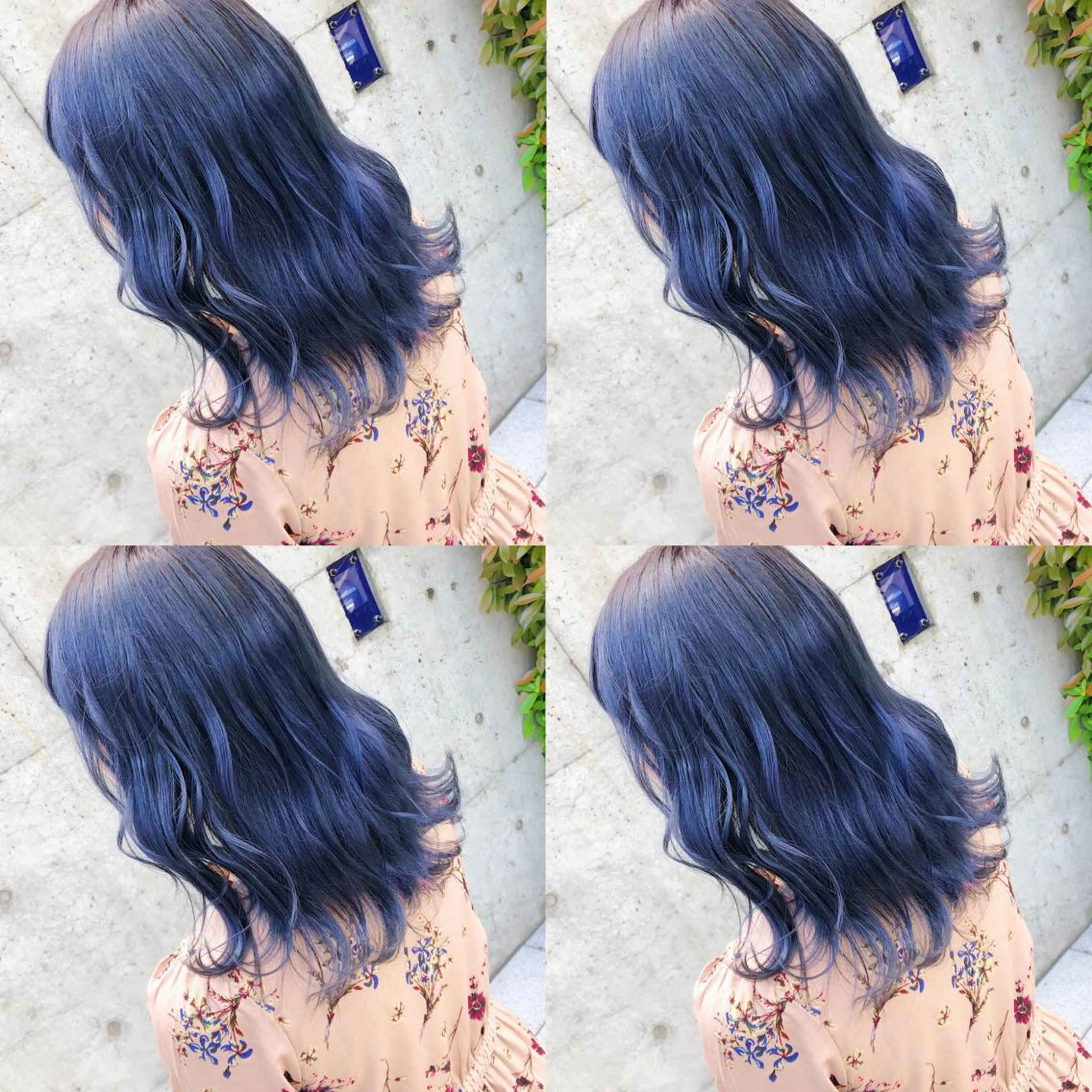 セミロング カラー ヘアアレンジ メンズ キッズ ヘアカラー トリートメント ヘアセット 💟Chloe原宿店 🩶ハイトーンのヘアスタイル