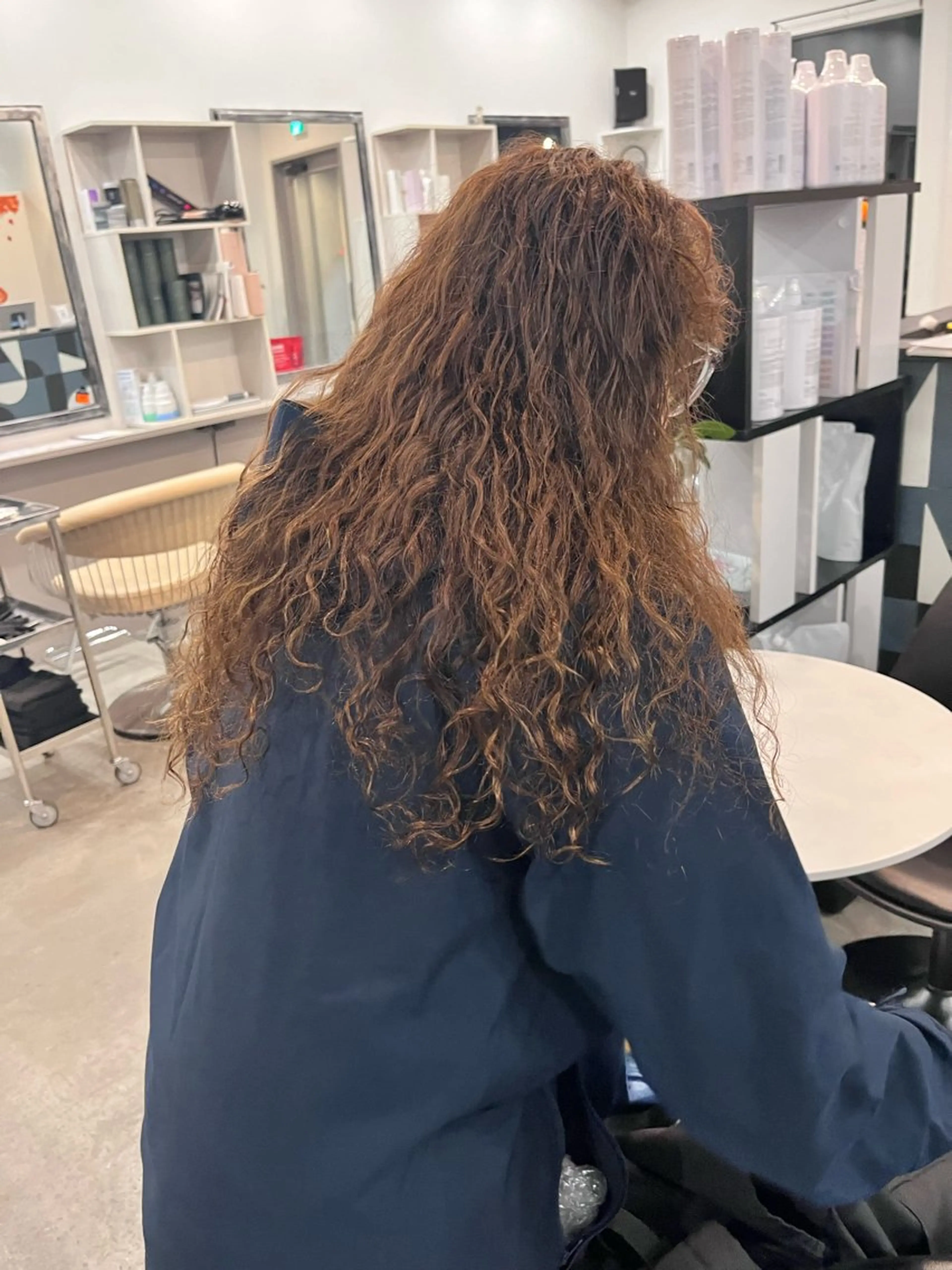 ロング パーマ カット パーマ dogstar小林諒 レイヤー/パーマのヘアスタイル