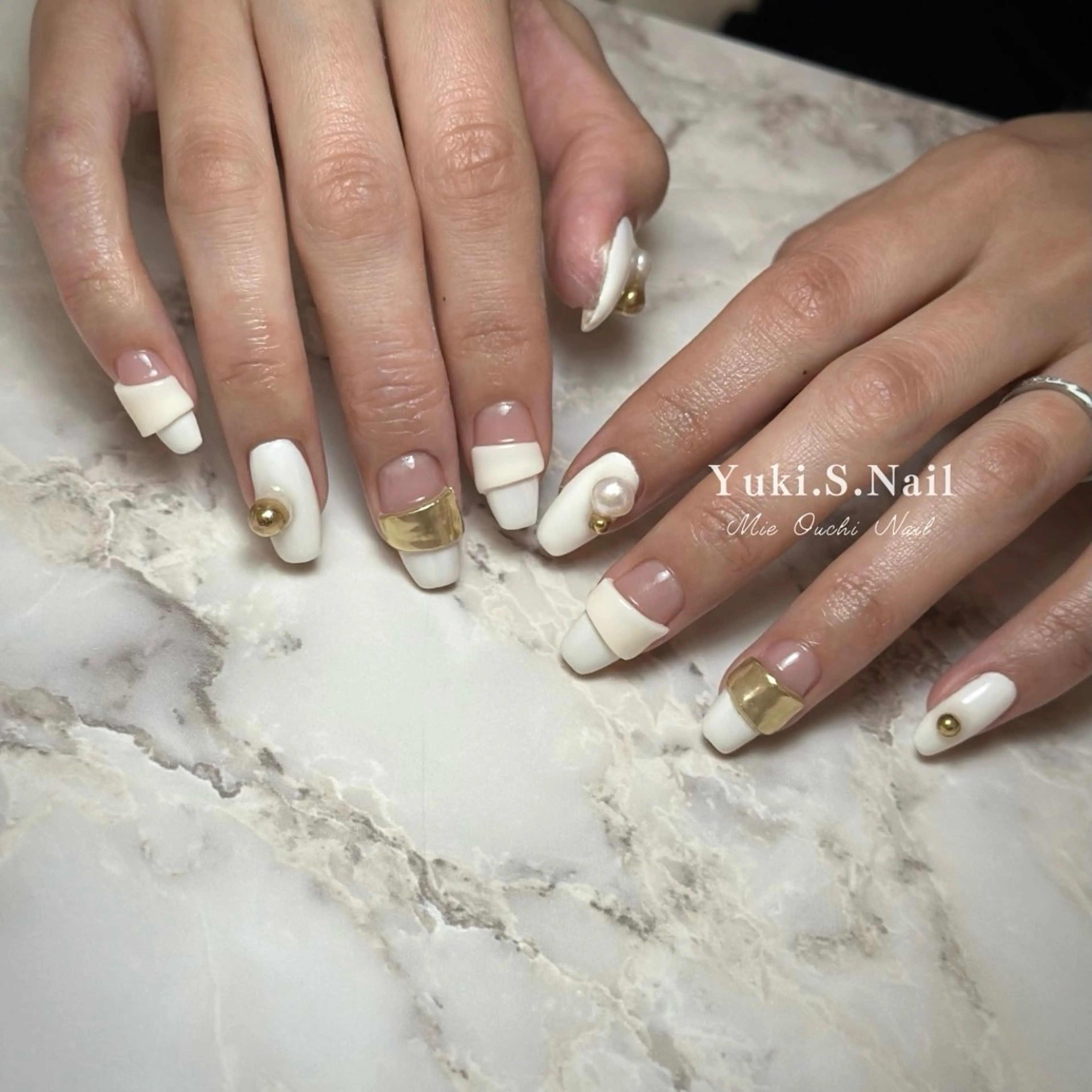 ロング ハンドネイル Yuki S.Nailのネイルデザイン