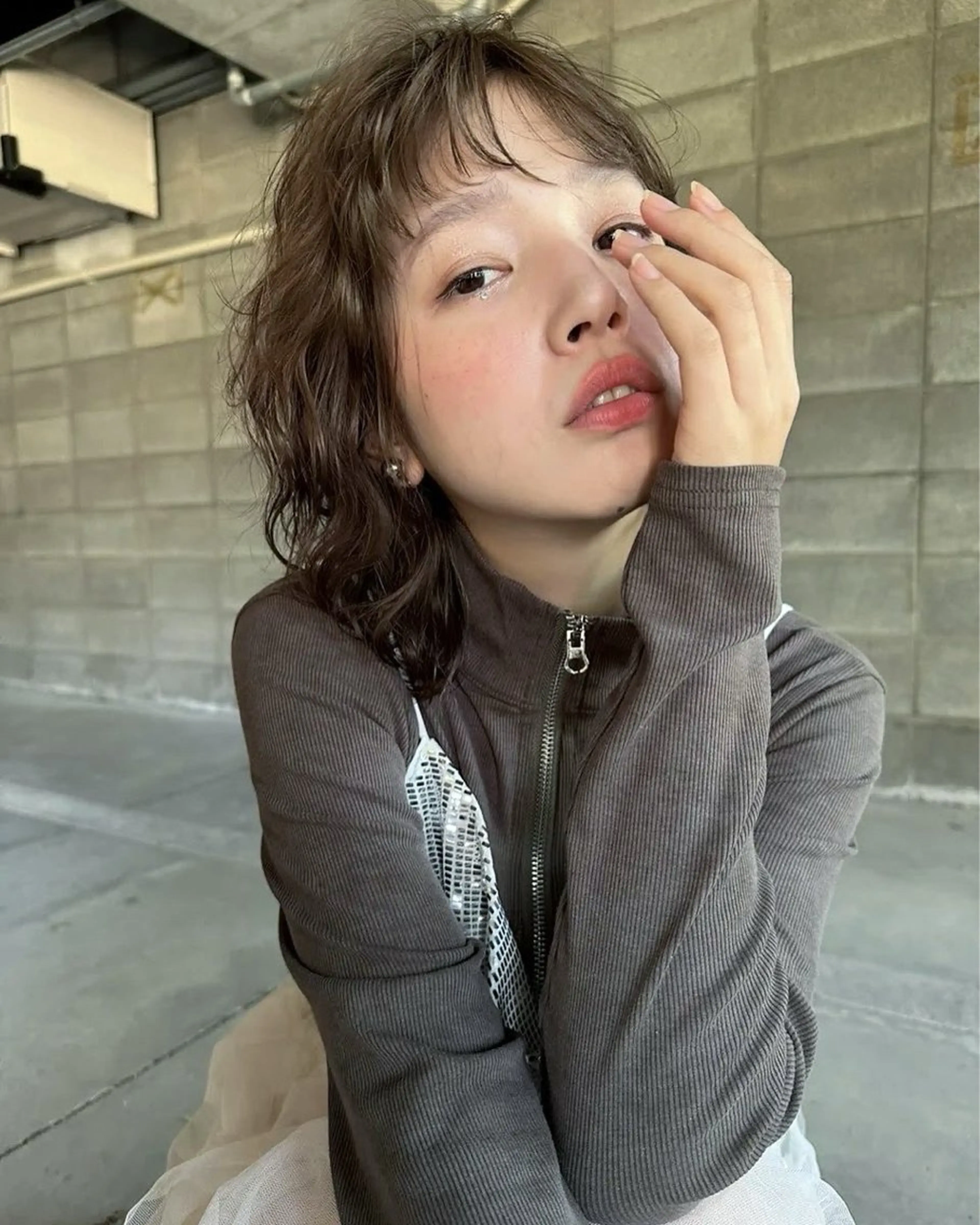 ミディアム カット パーマ SAKURA✨ ショート/ボブのヘアスタイル