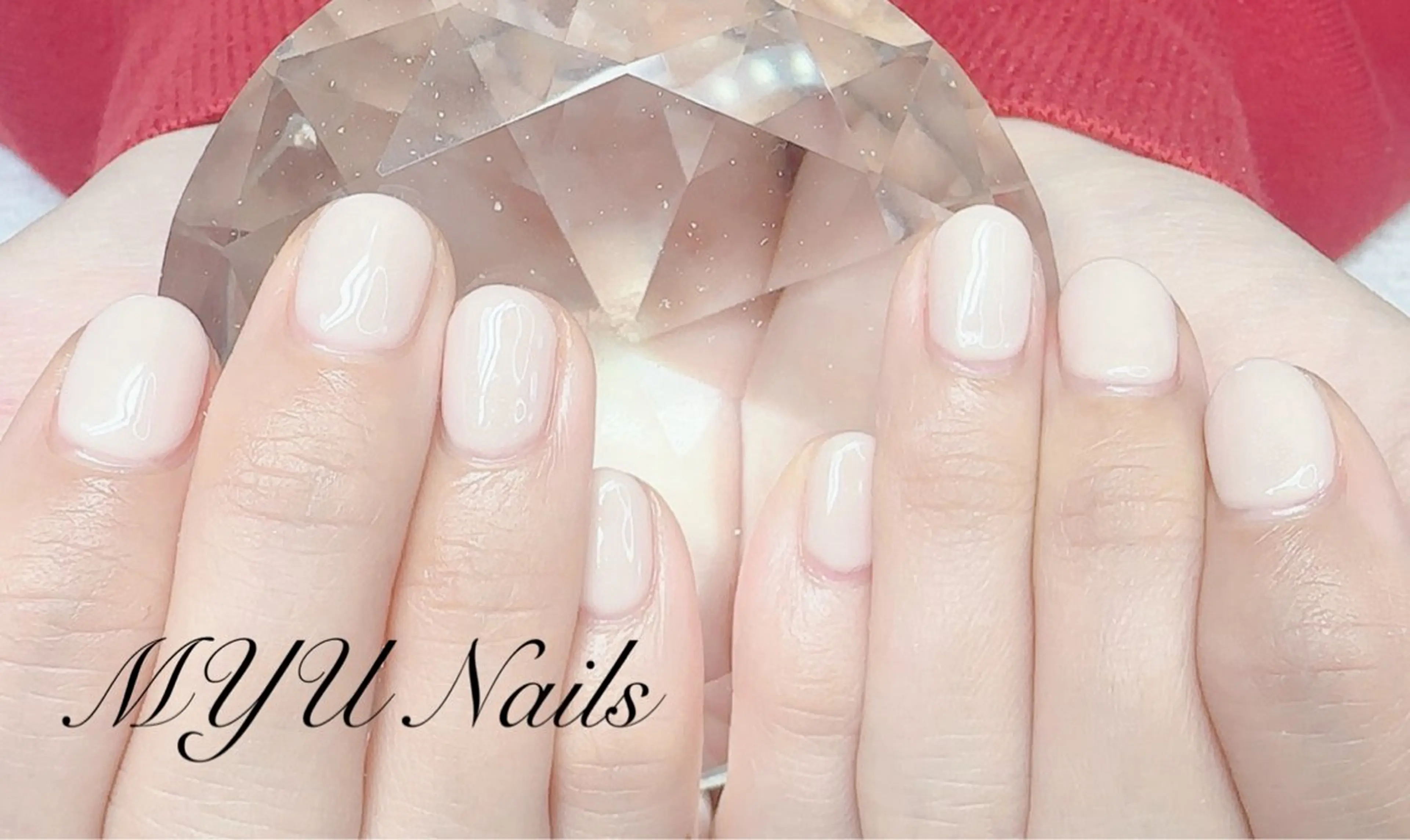 ネイル ジェルネイル 持ち込み ニュアンスネイル ワンカラーネイル パラジェル ハンドネイル MYU Nails所属・MYU Nailsのネイルデザイン