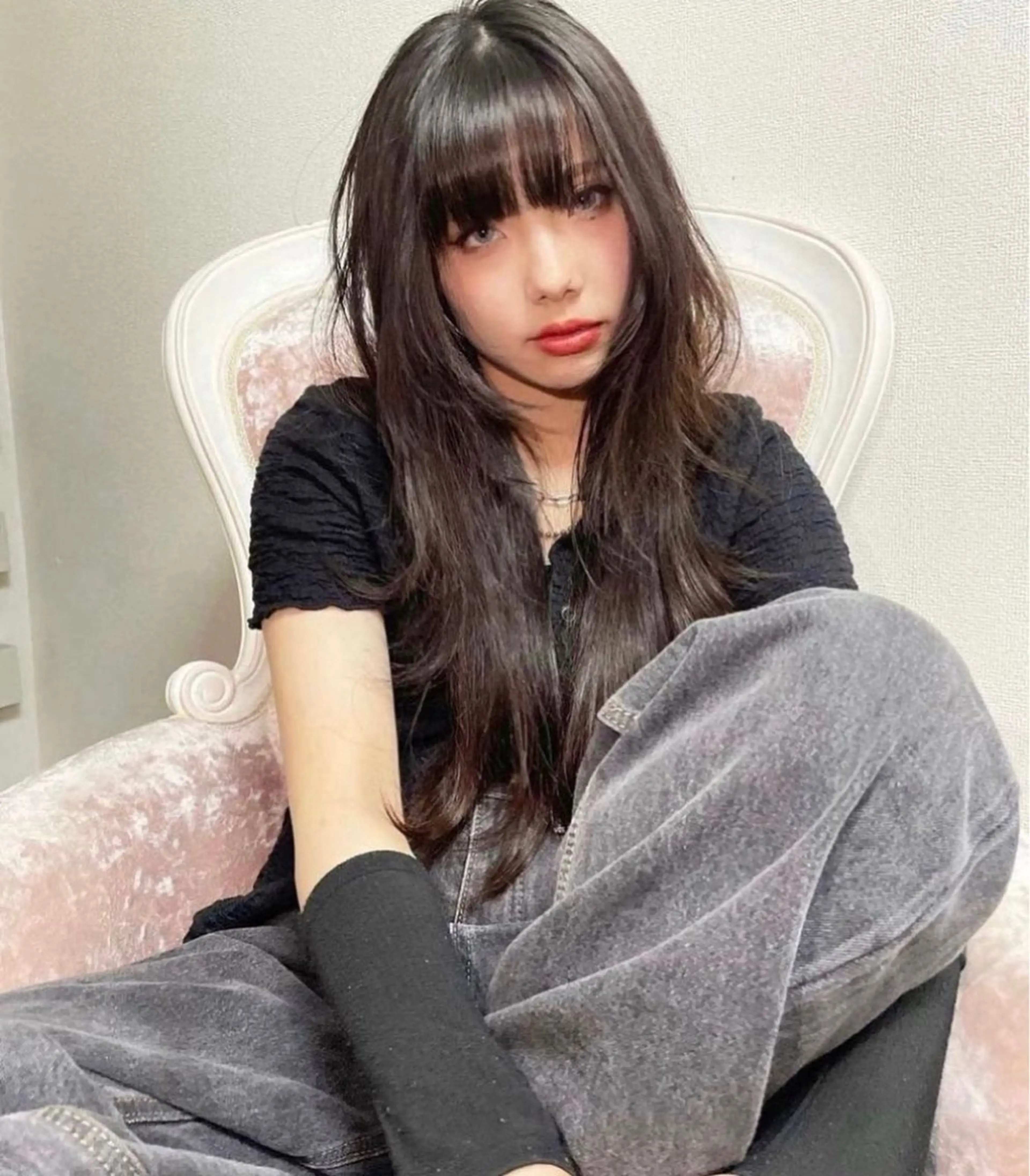 ロング カラー 🫧🇰🇷韓国ヘア レイヤー🐺Yutaのヘアスタイル