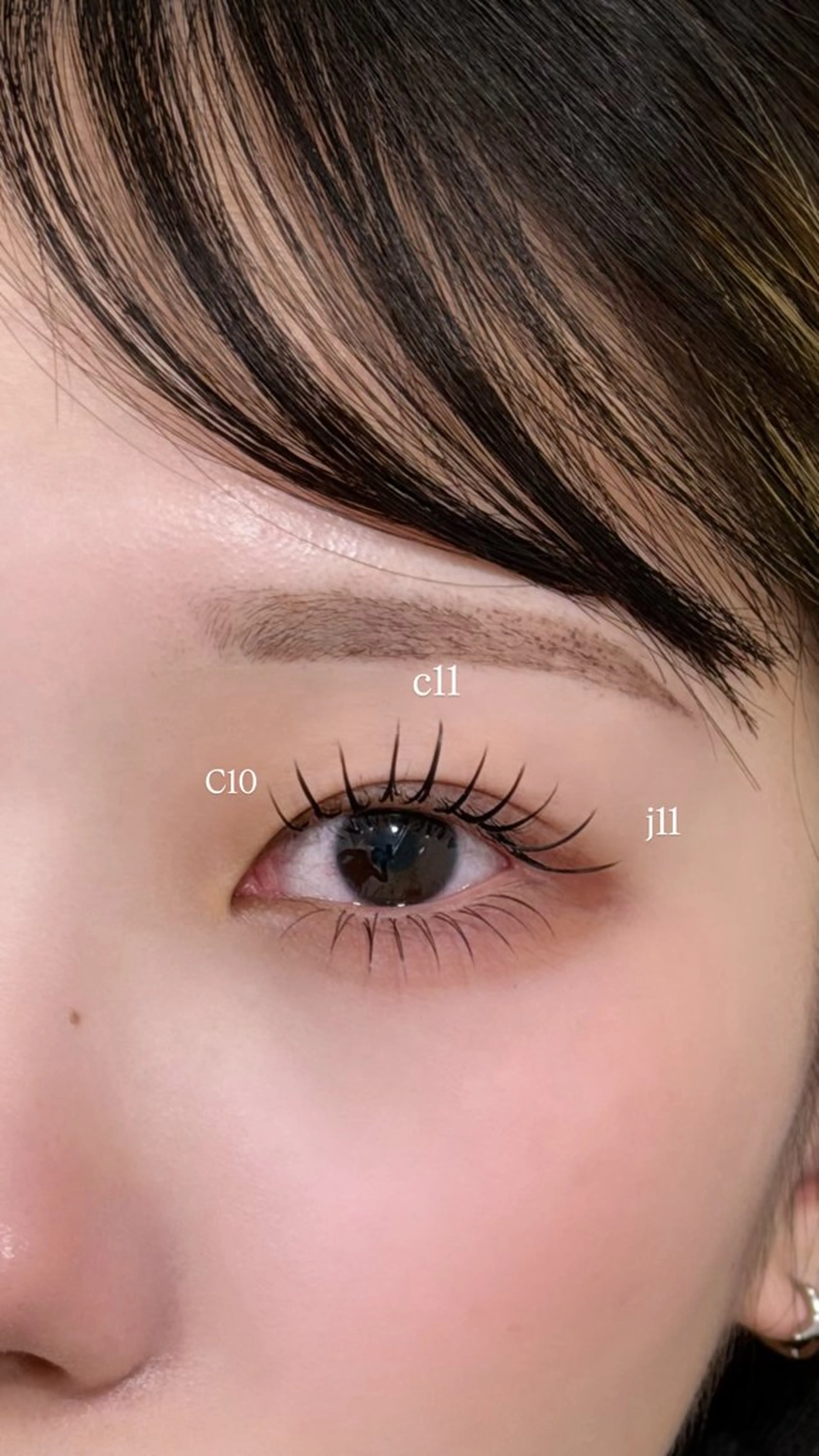 マツエク・マツパ ナチュラル マツエク “ C ” kana🩰‎🤍の眉毛・アイブロウイメージ