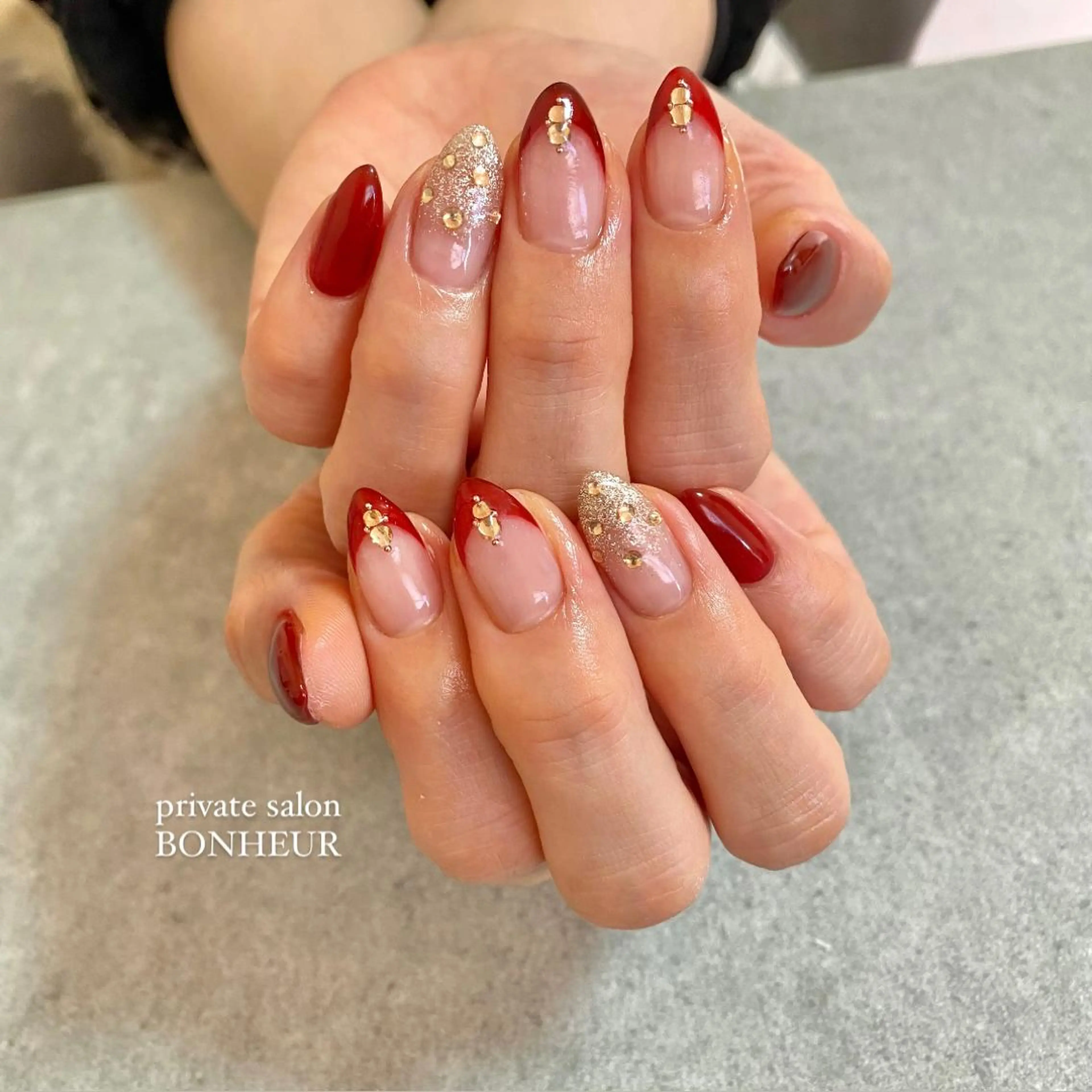 ネイル ハンドネイル BONHEUR Annaのネイルデザイン