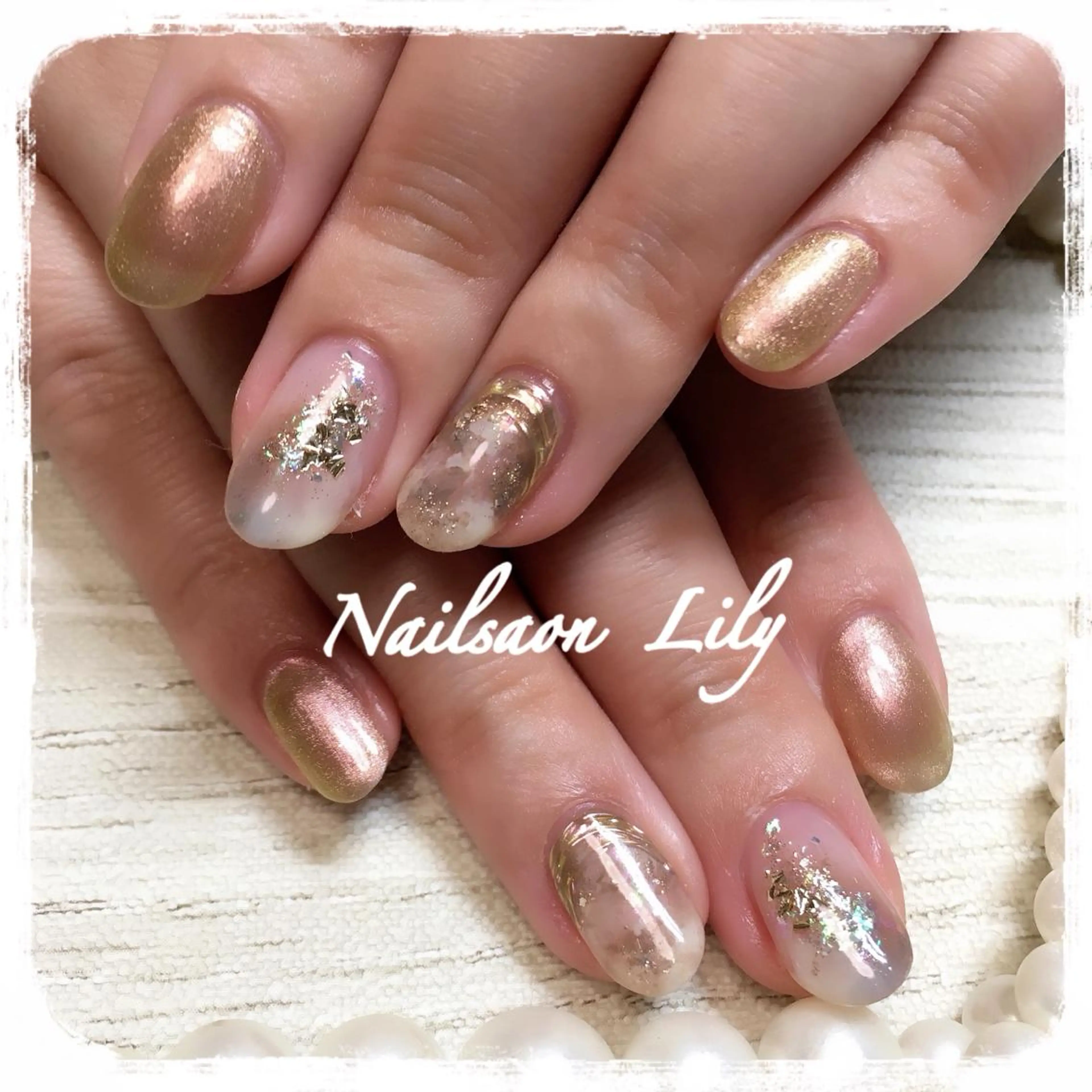 ネイル ニュアンスネイル Nailsalon Lilyのネイルデザイン