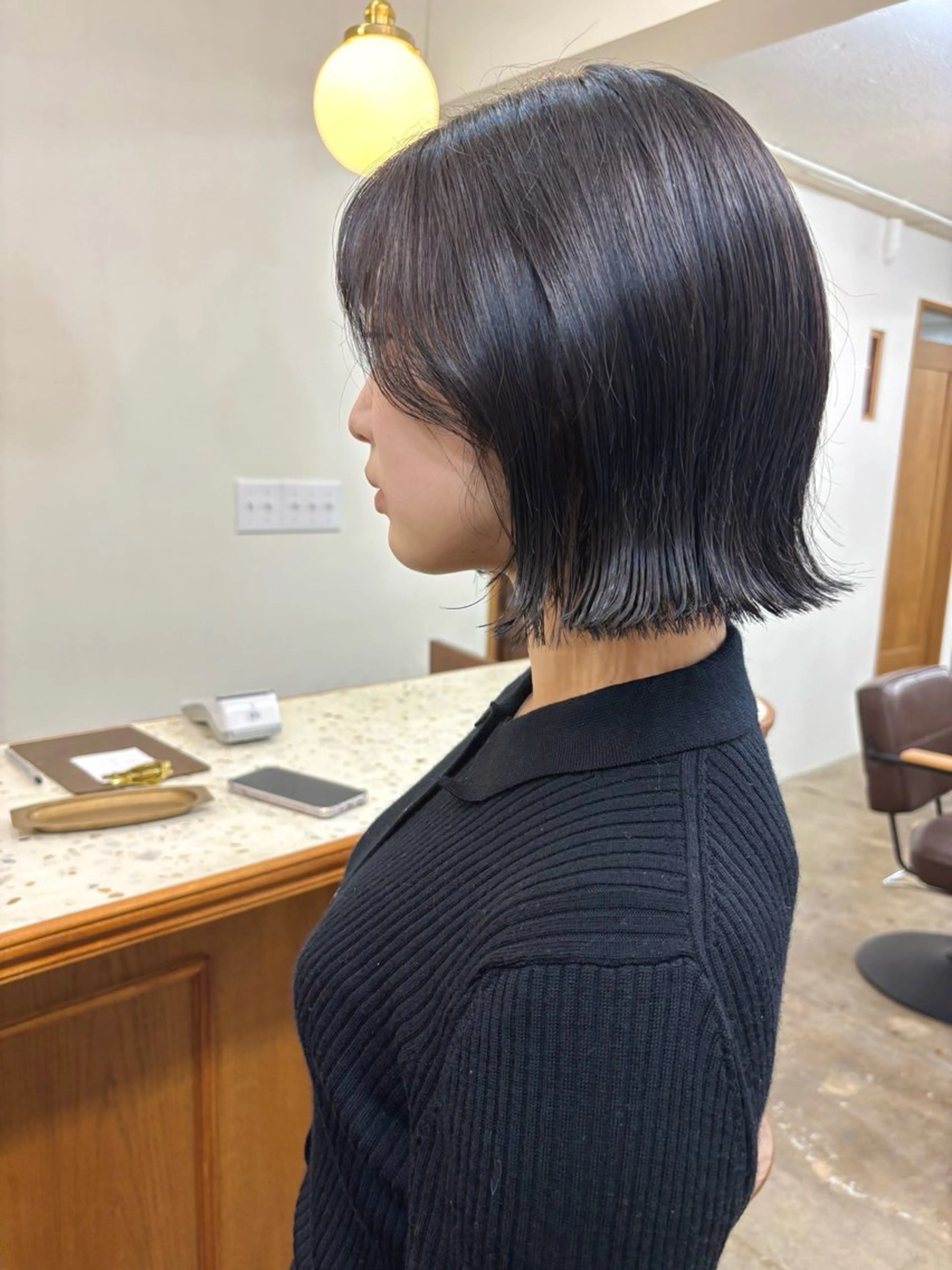 ショート カラー ボブ くびれヘア レイヤーカット CIEN所属・ayano🫧 《CIEN》のヘアスタイル