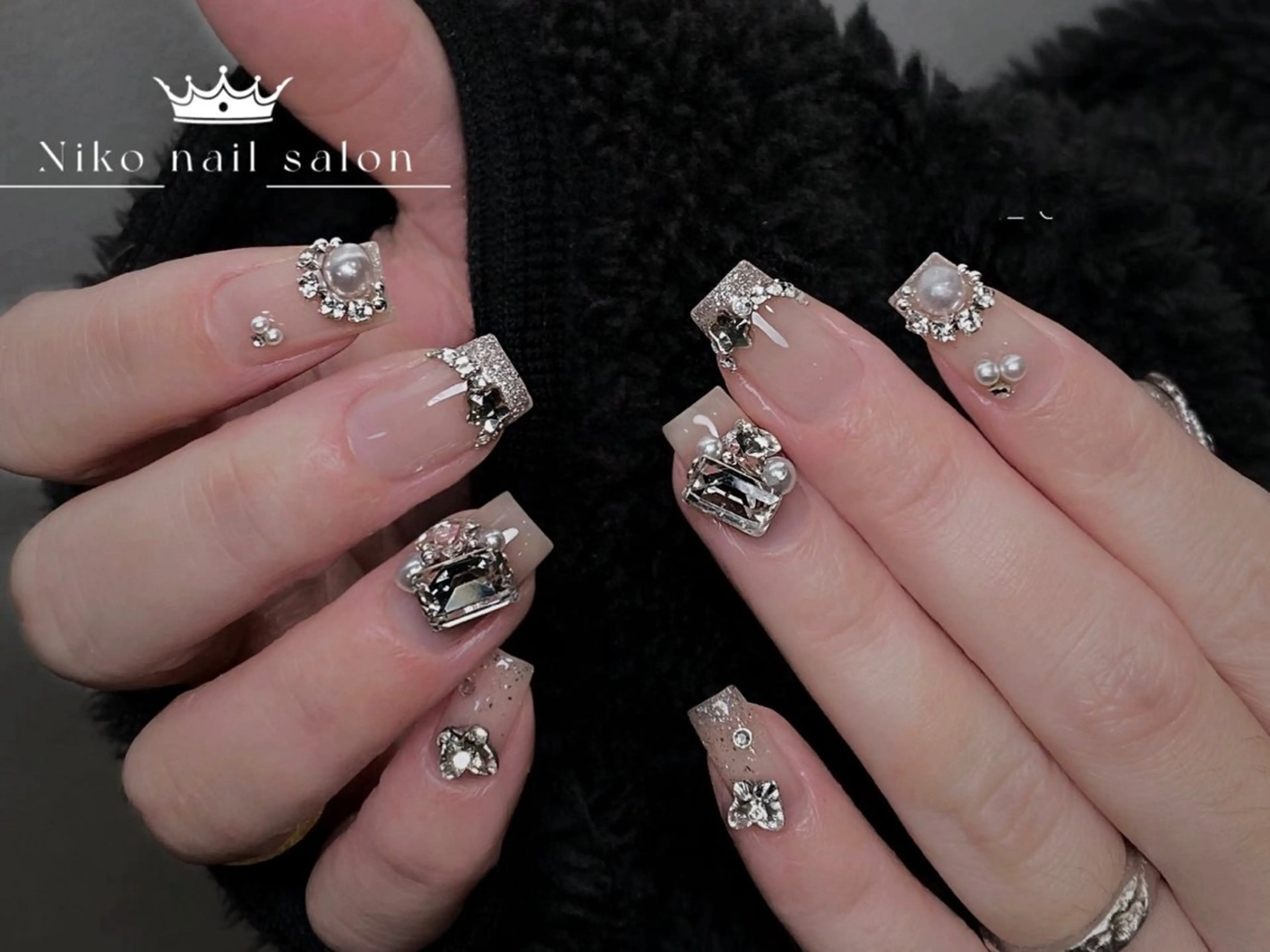 ネイル チークネイル 長さ出し フットネイル フレンチネイル ジェルネイル 堀井 モモのネイルデザイン