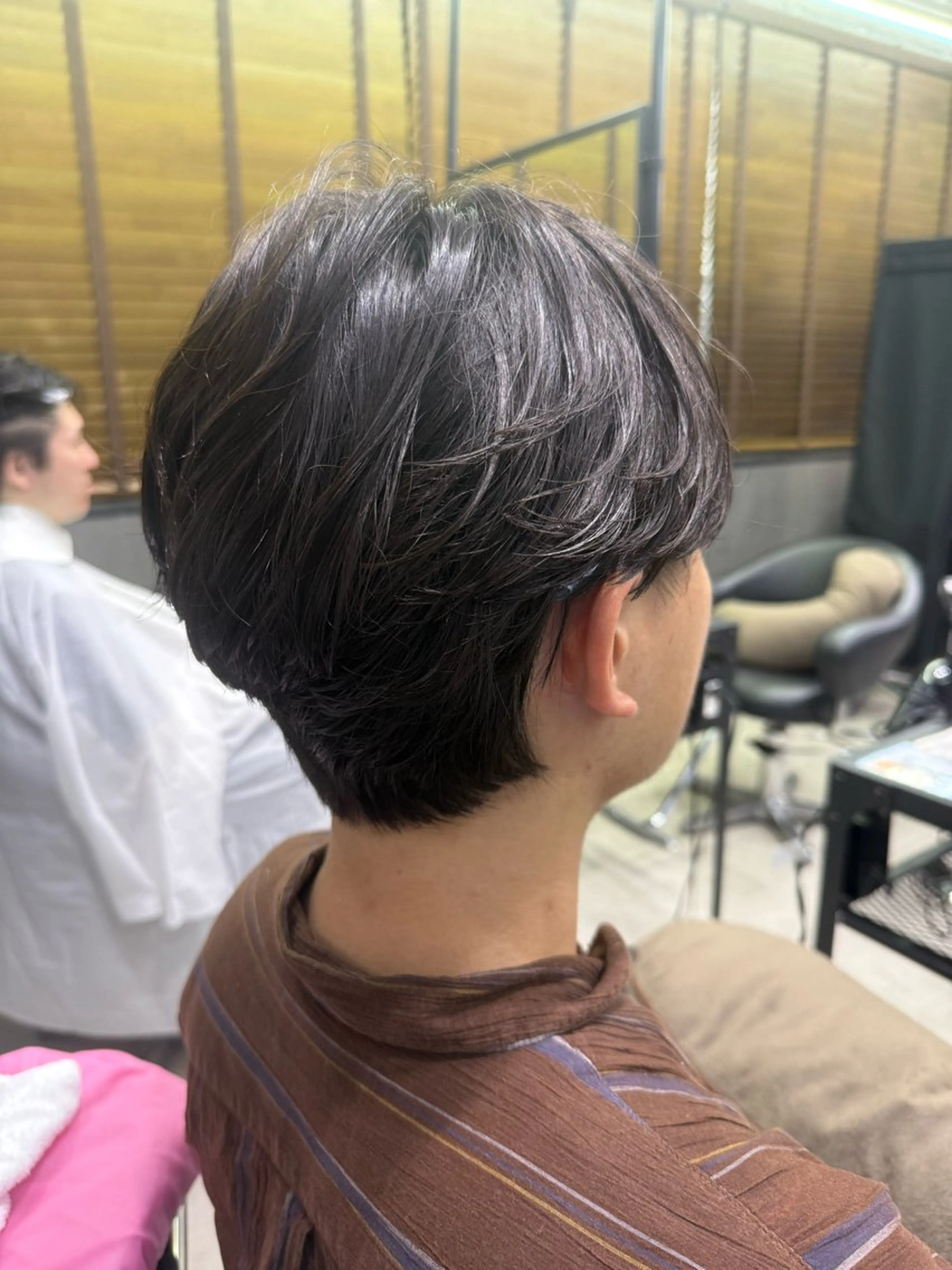 ショート パーマ メンズ スタイリスト兼 アイリストyuikaのヘアスタイル