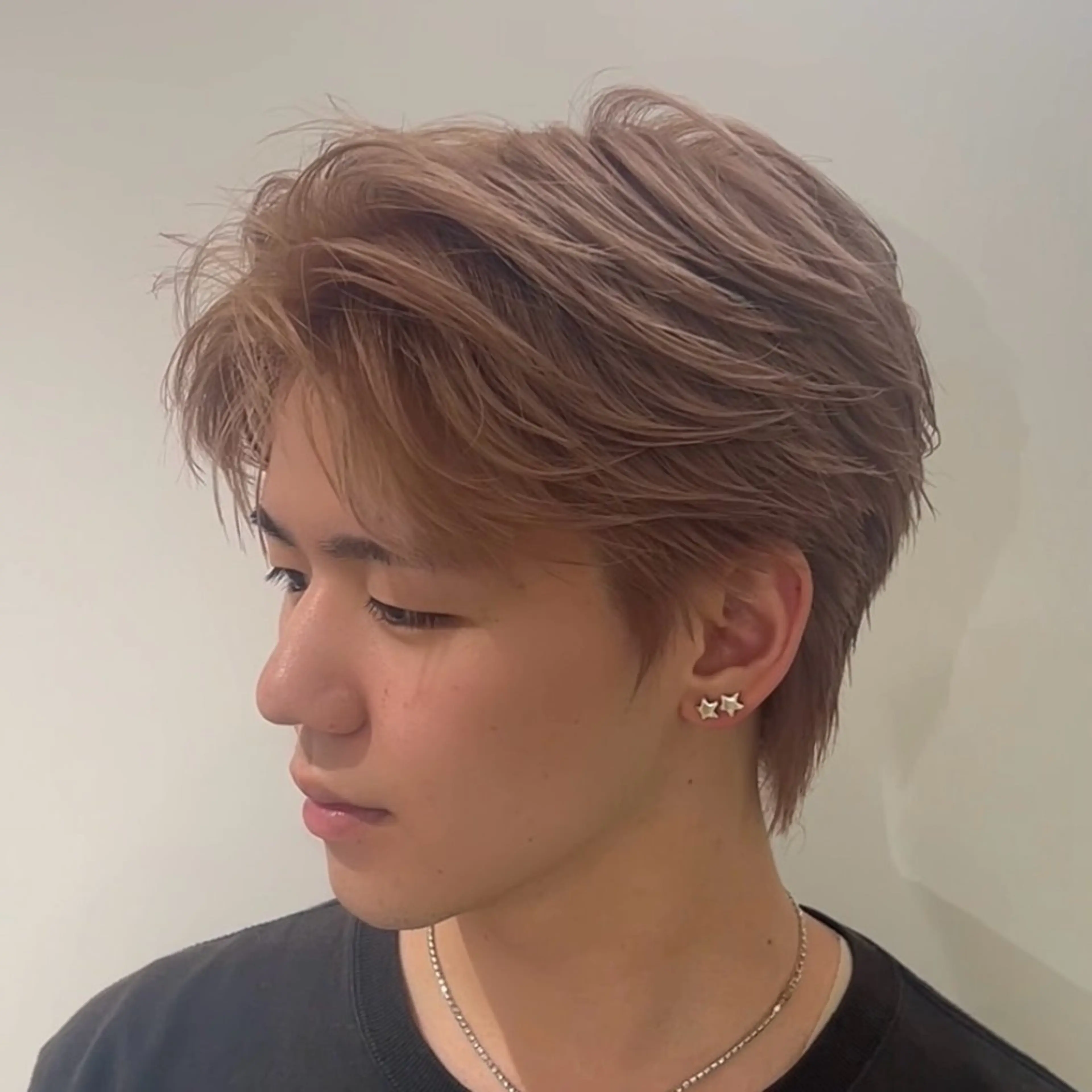 ミディアム カラー メンズ カット ヘアカラー トリートメント ♠️メンズ特化／ 社 由樹♠️のヘアスタイル