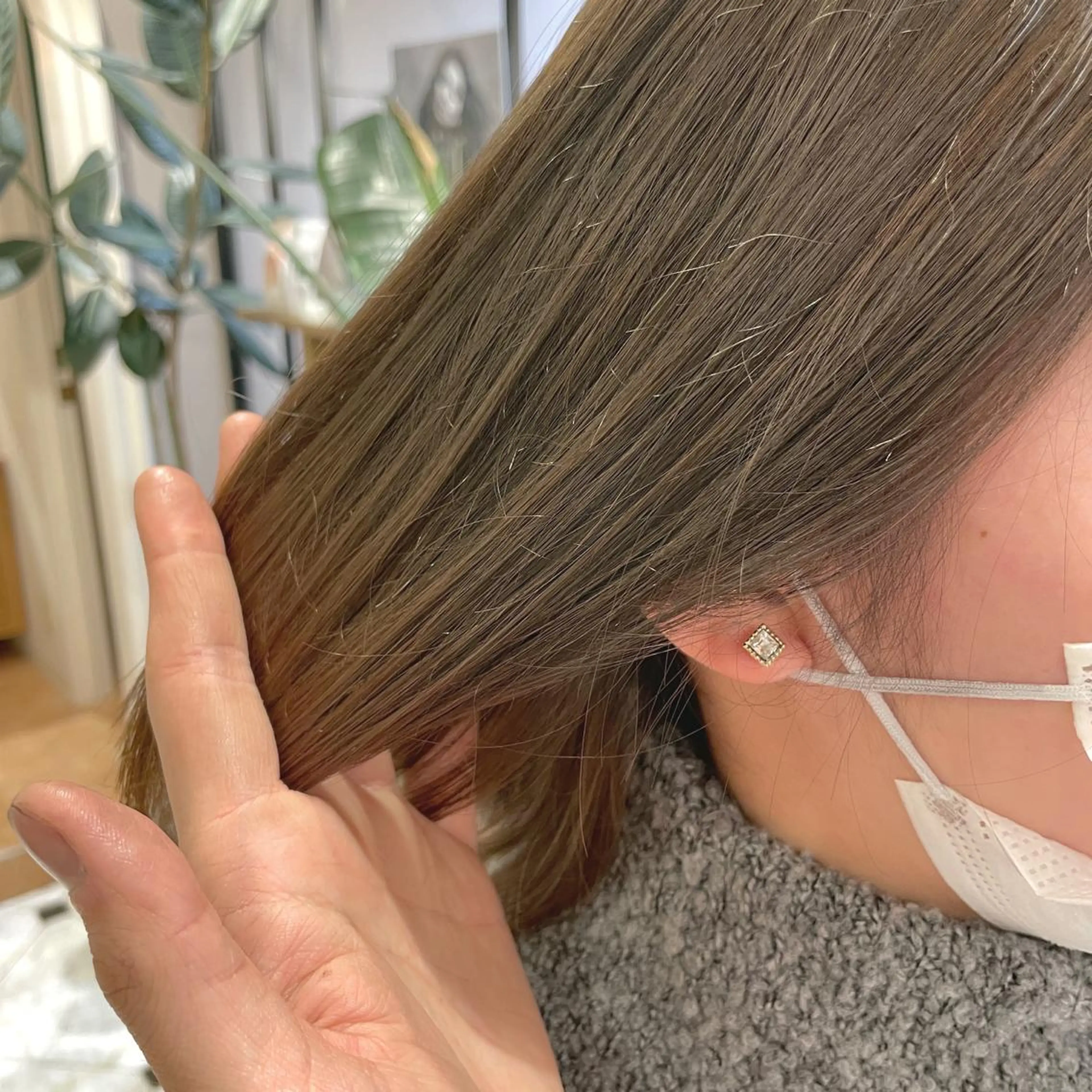 ミディアム カット 縮毛矯正 トリートメント レイヤー/韓国ヘア 縮毛矯正🫧鈴木颯のヘアスタイル