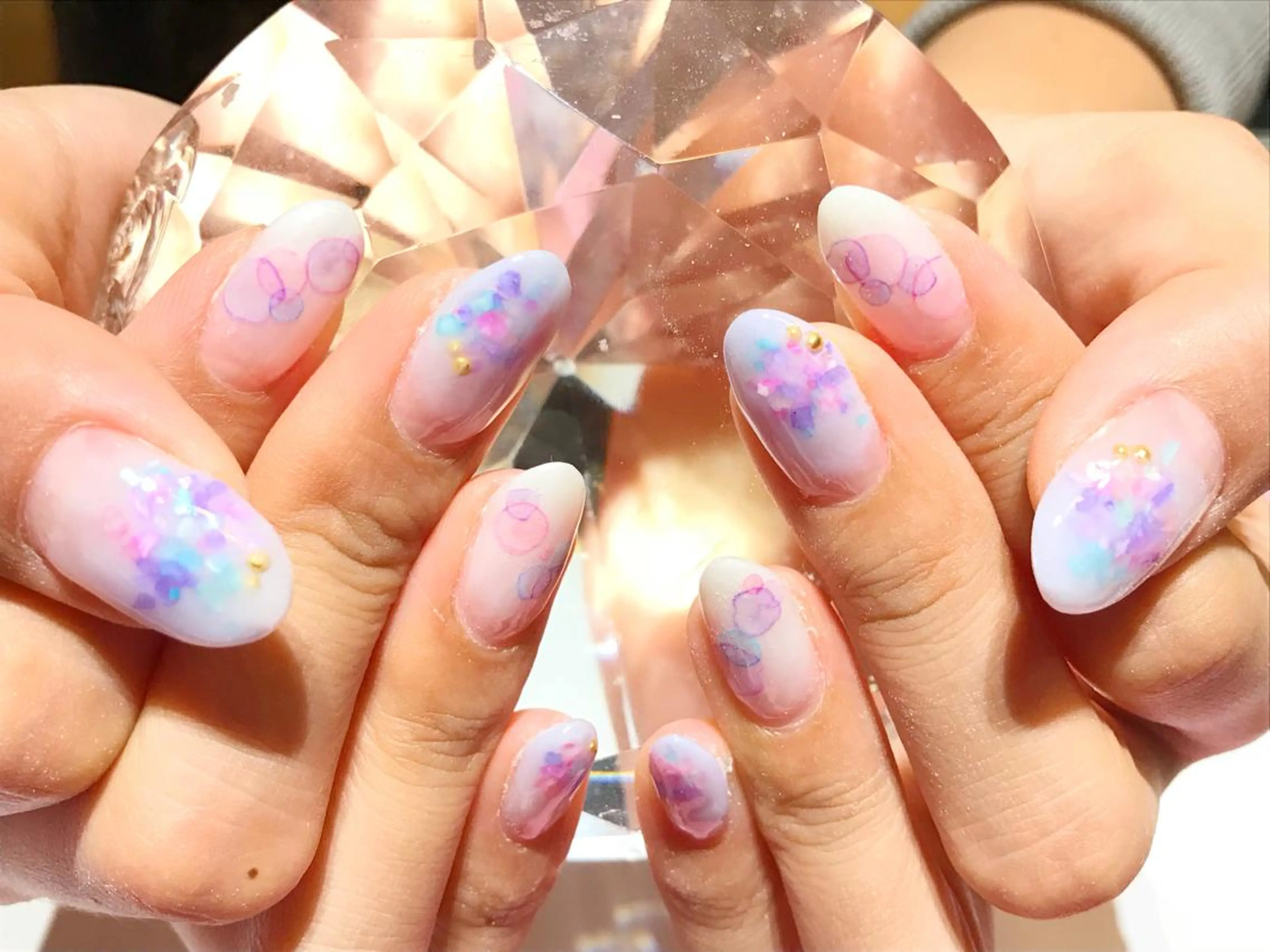 ネイル ジェルネイル グラデーション YUN 💅のネイルデザイン