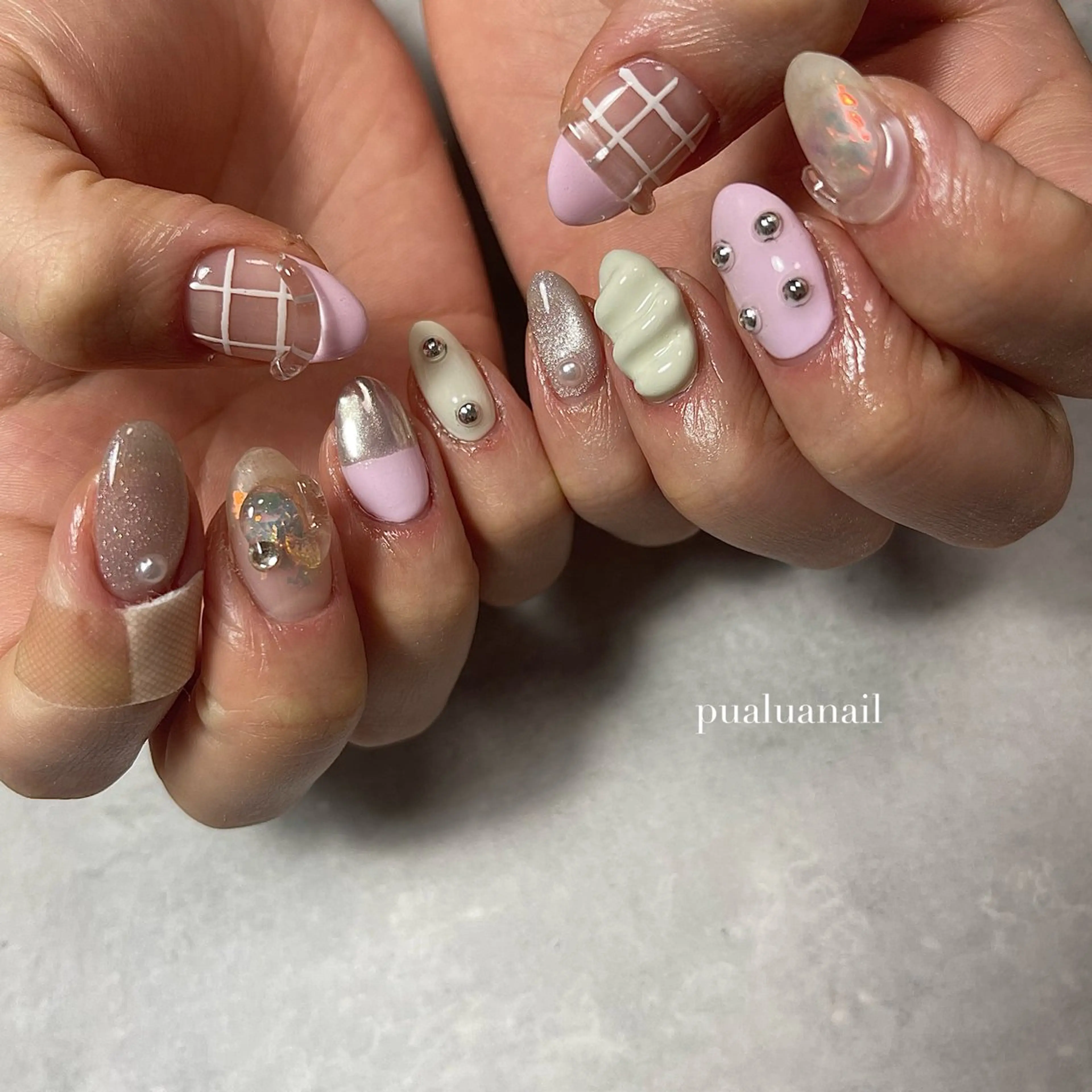 ネイル ハンドネイル pualua miharuのネイルデザイン