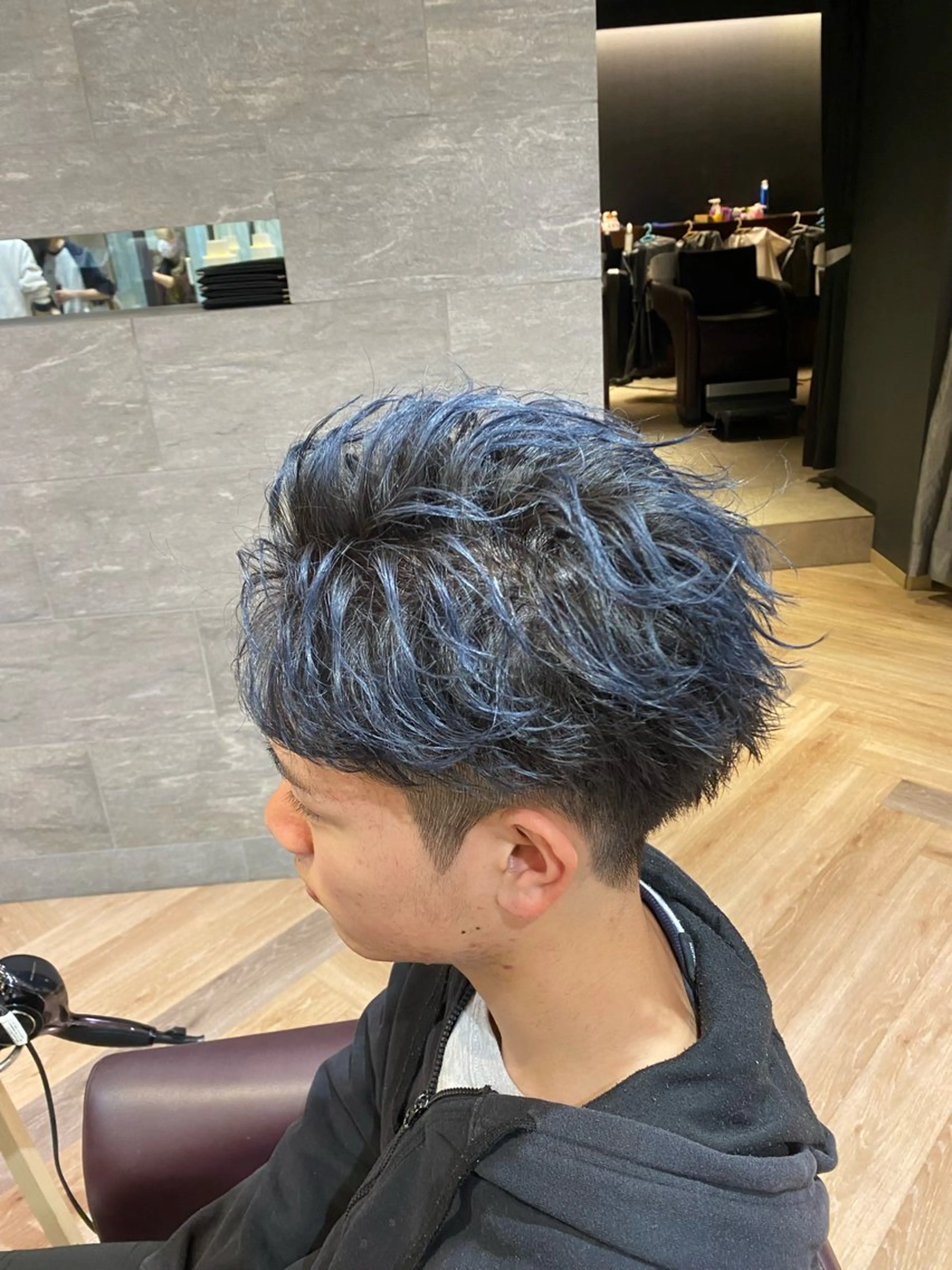 メンズ カット ヘアカラー メンズ特化/フェザー /パーマ/伊勢元のヘアスタイル