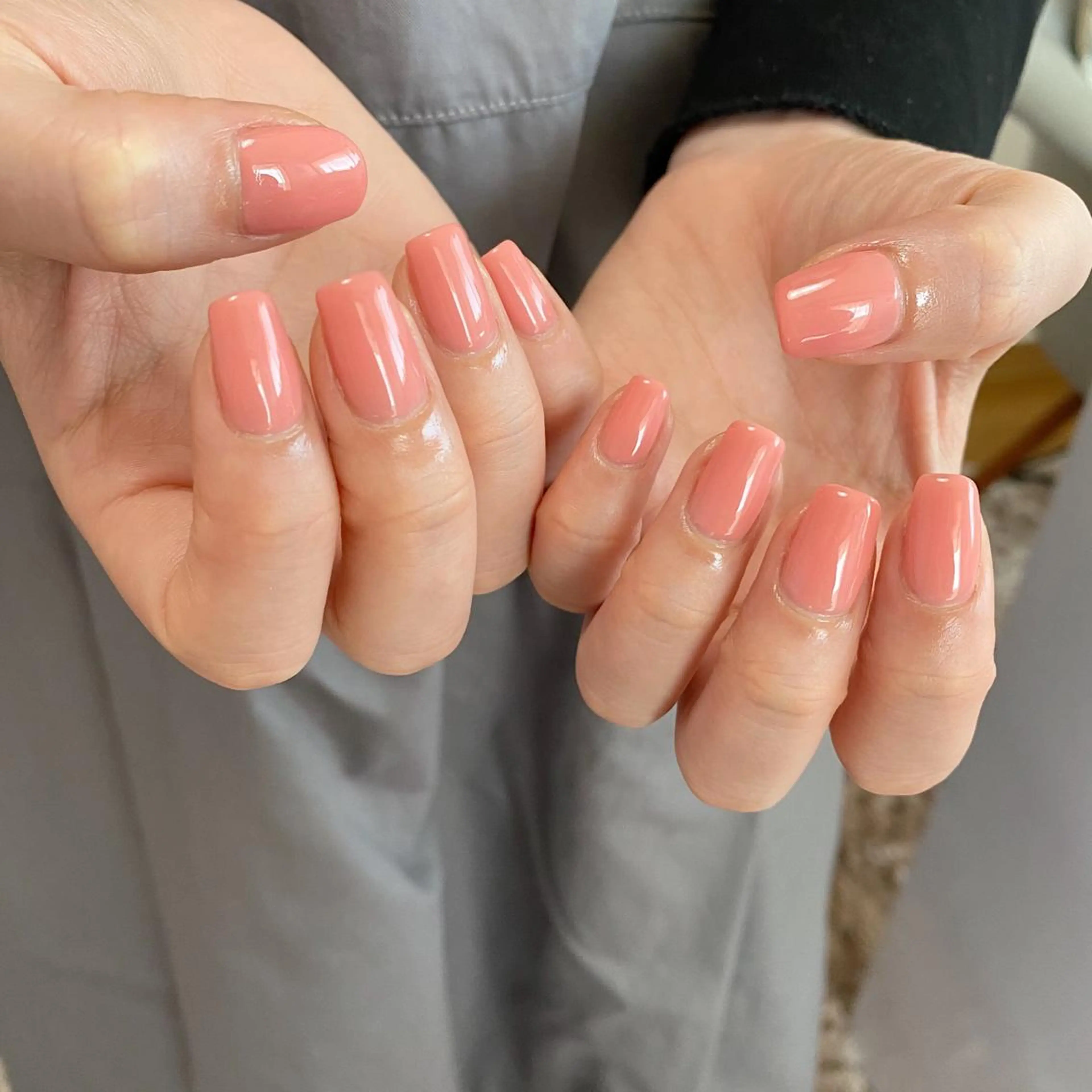 ネイル ワンカラーネイル 春ネイル lcoco nailのネイルデザイン