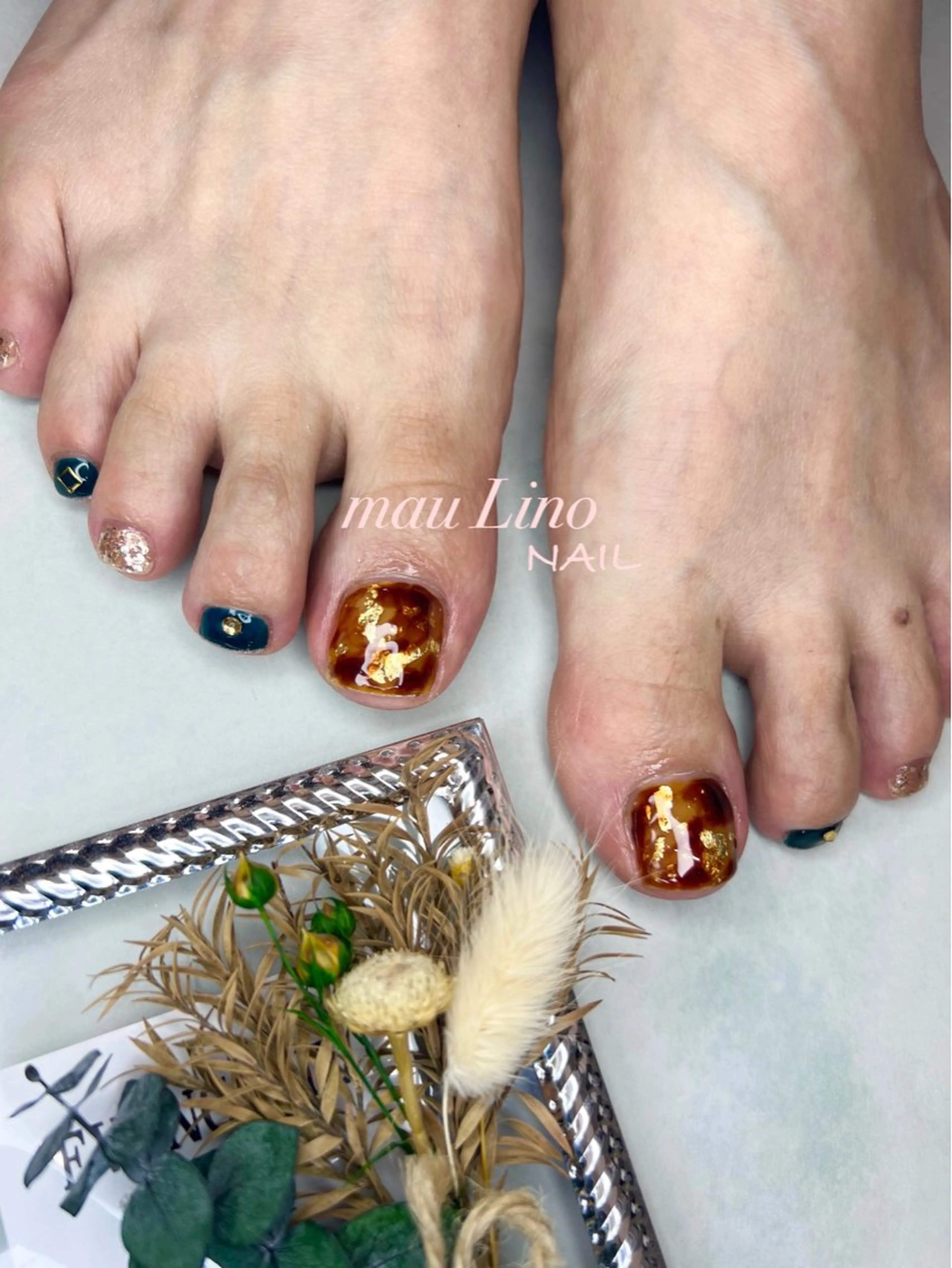 ネイル フットネイル mau Lino    NAIL所属・GELo nail~#19~のネイルデザイン