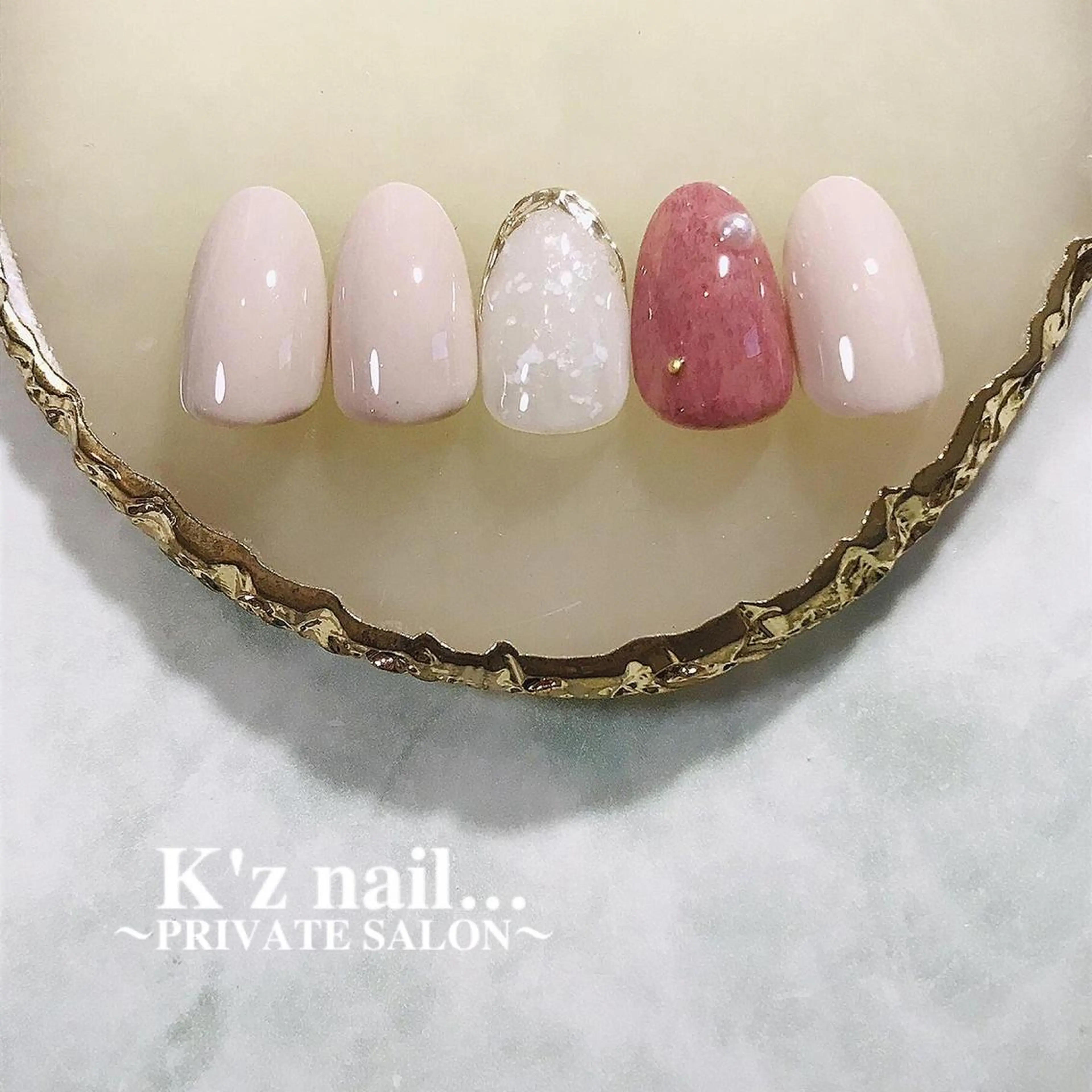 ネイル バレンタイン ハンドネイル K'z nail...のネイルデザイン