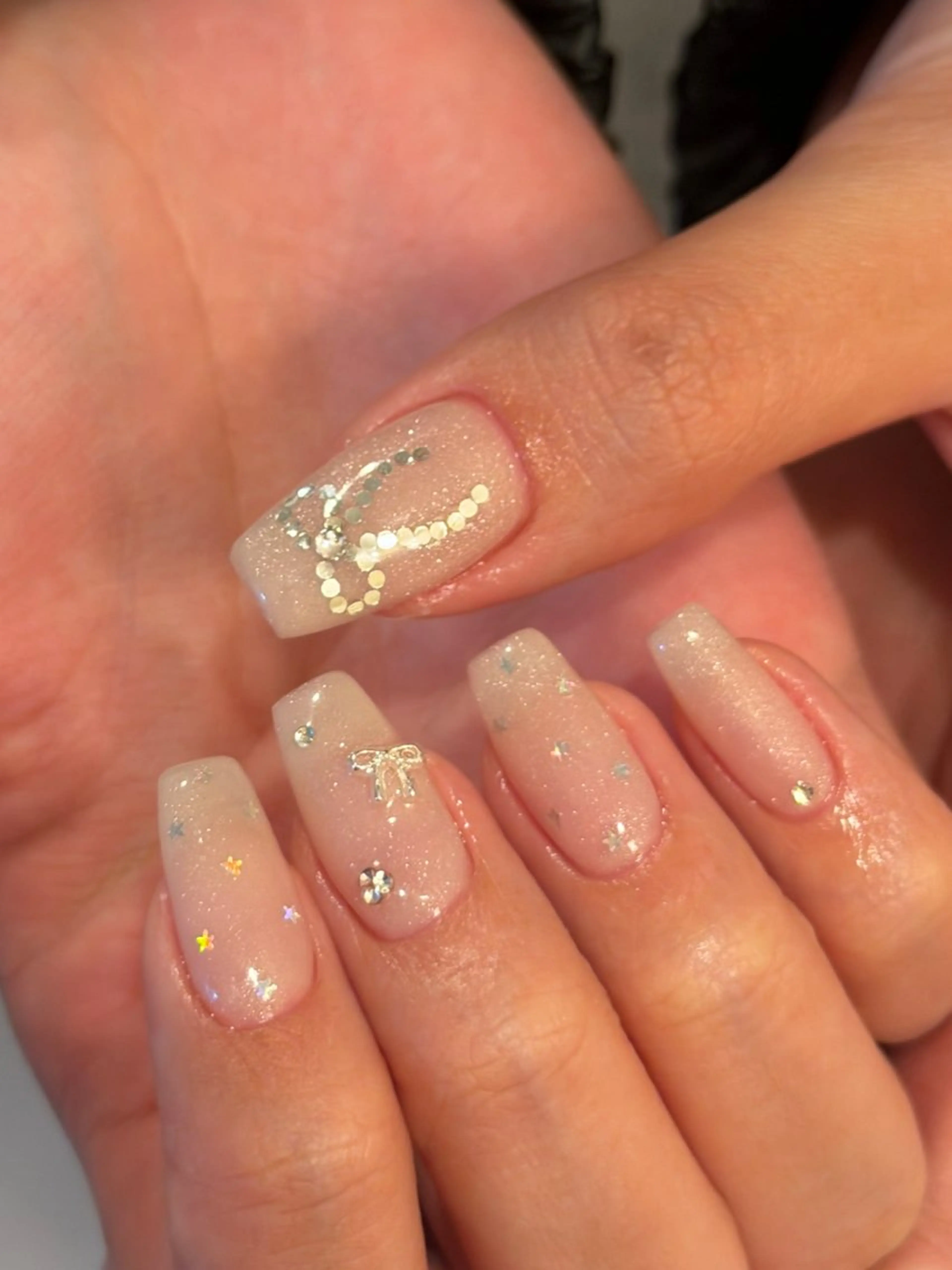 ネイル ハンドネイル dimples yuki🎀 ꒷꒦♡のネイルデザイン