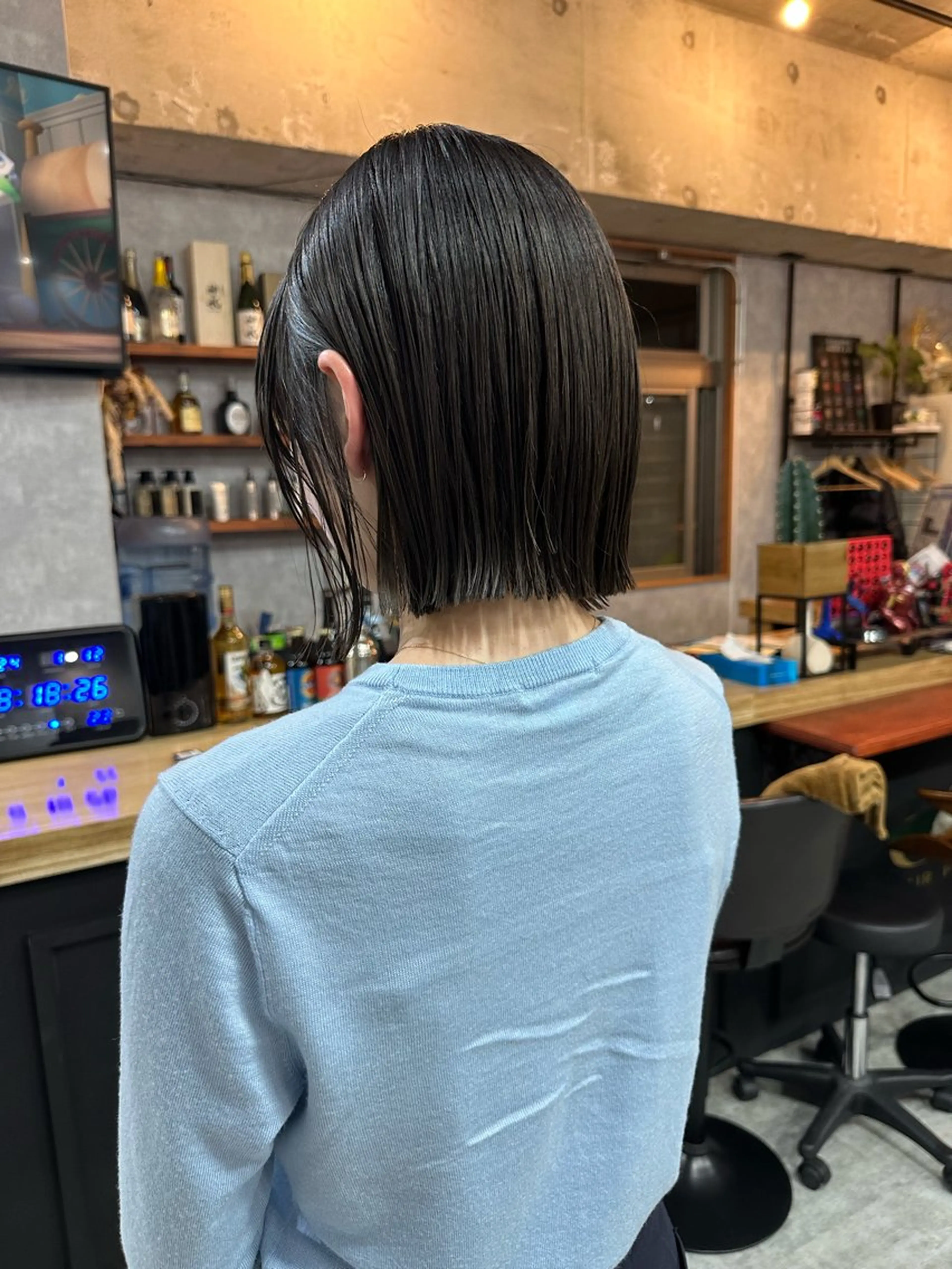 ショート 切りっぱなしボブ ショートボブ ハンサムショート 丸みショート ボブ カット ヘアカラー トリートメント C’LD hair  produce /シールドヘア所属・モテ髪/ボブ/ショー ト/アダチフウトのヘアスタイル