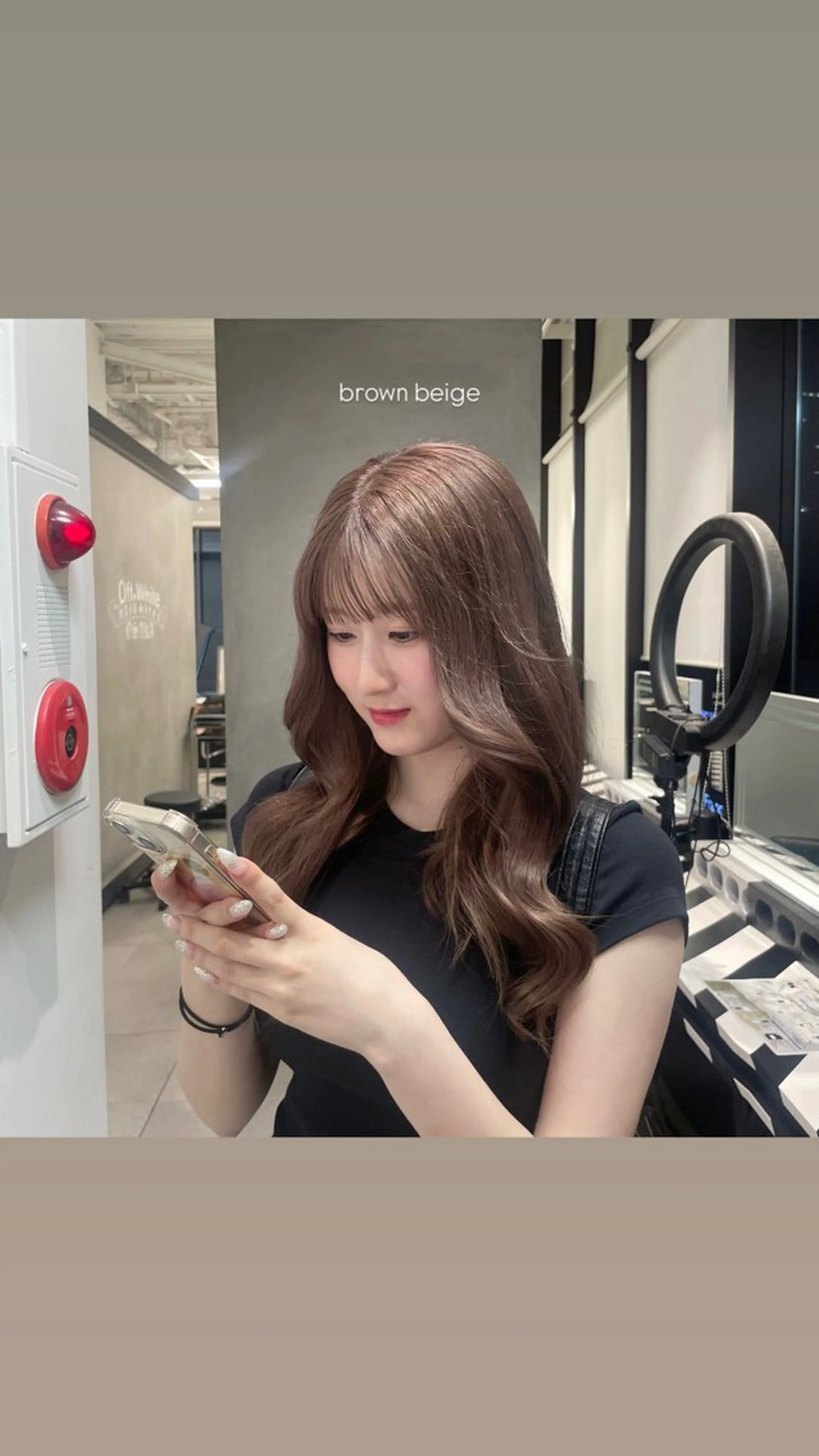 カラー ヘアカラー Off-White 大阪所属・offwhite Nano🪩🧡のヘアスタイル