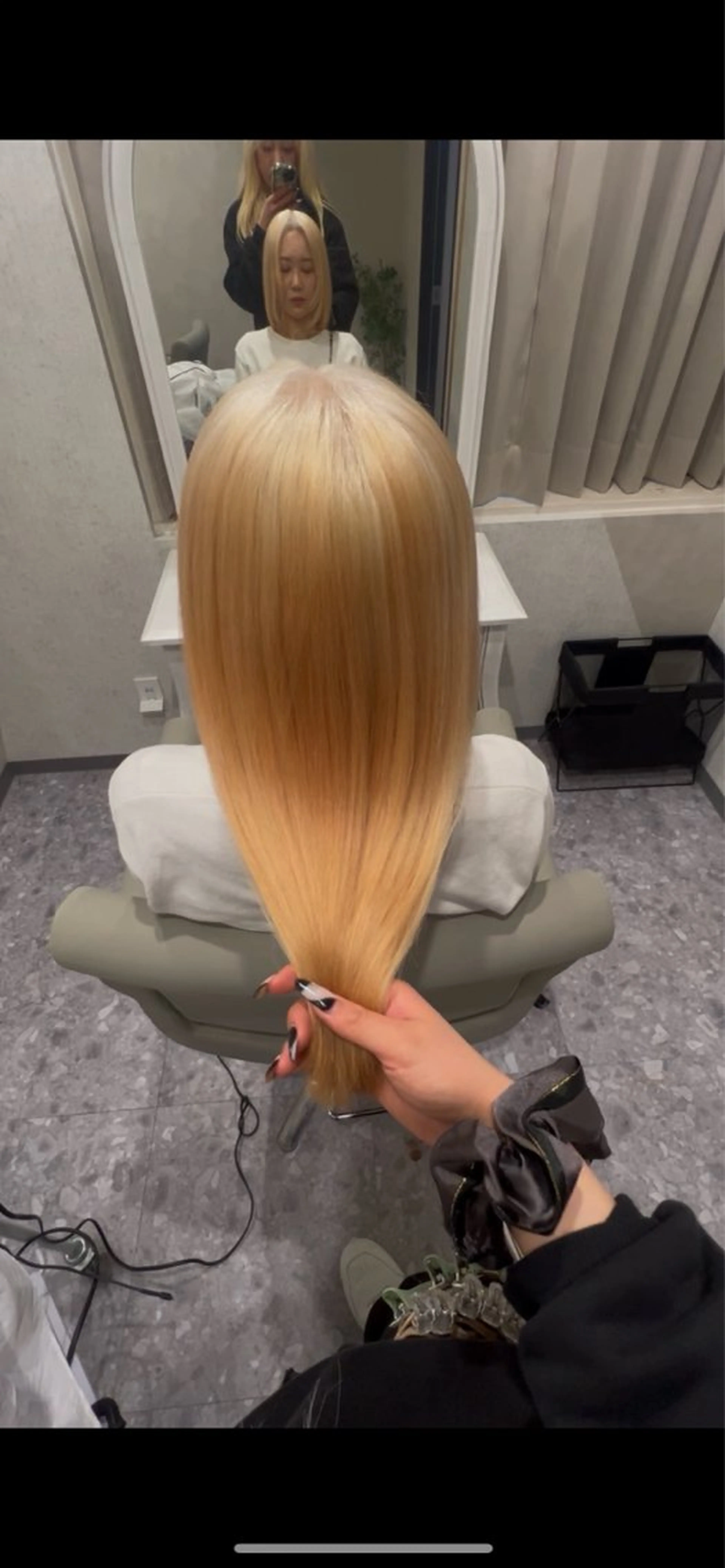 セミロング カラー ヘアカラー PELE 渋谷所属・渋谷ハイトーン/ エクステ/さきののヘアスタイル