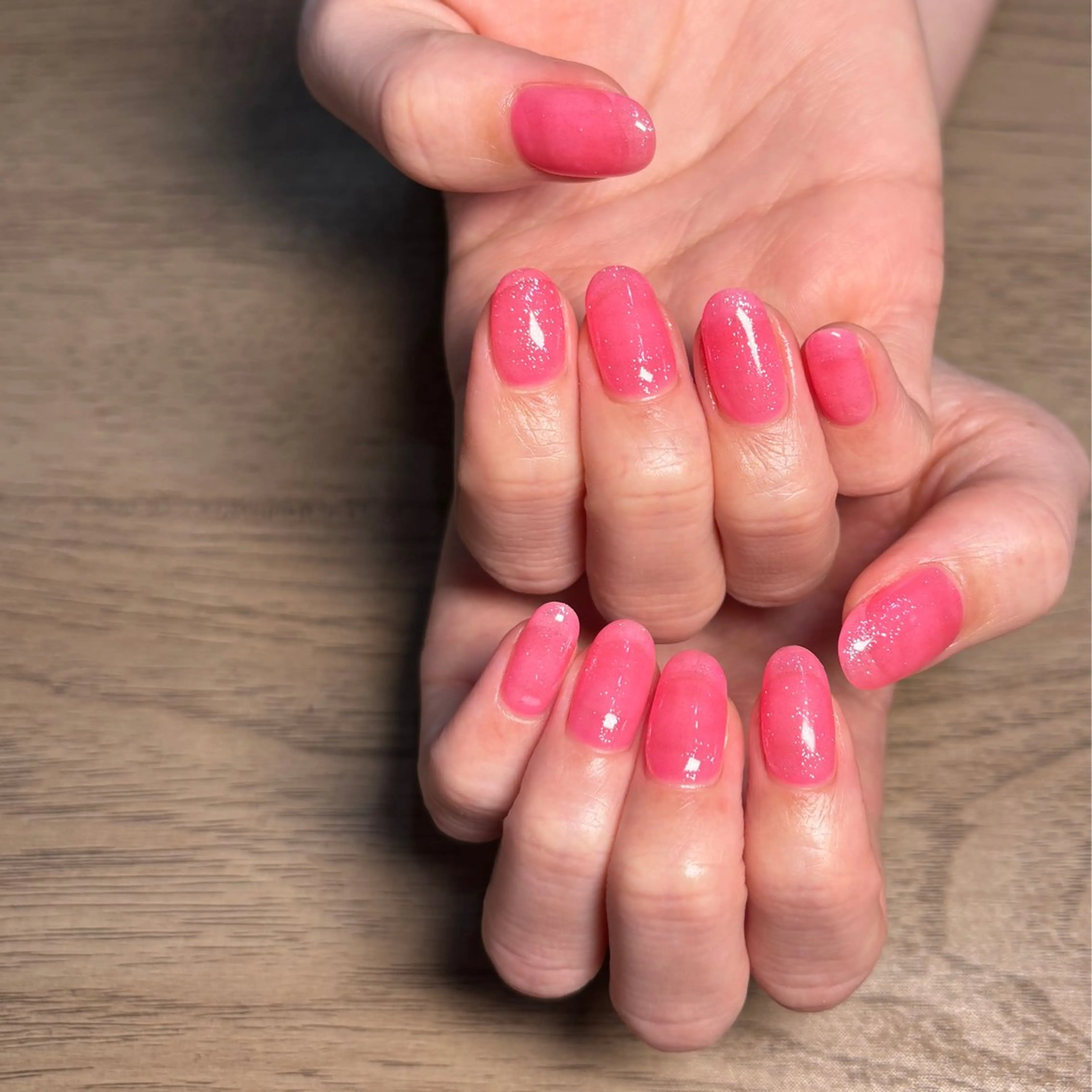 ネイル ラメ(グリッター) ワンカラーネイル うえぽん 🌟のネイルデザイン