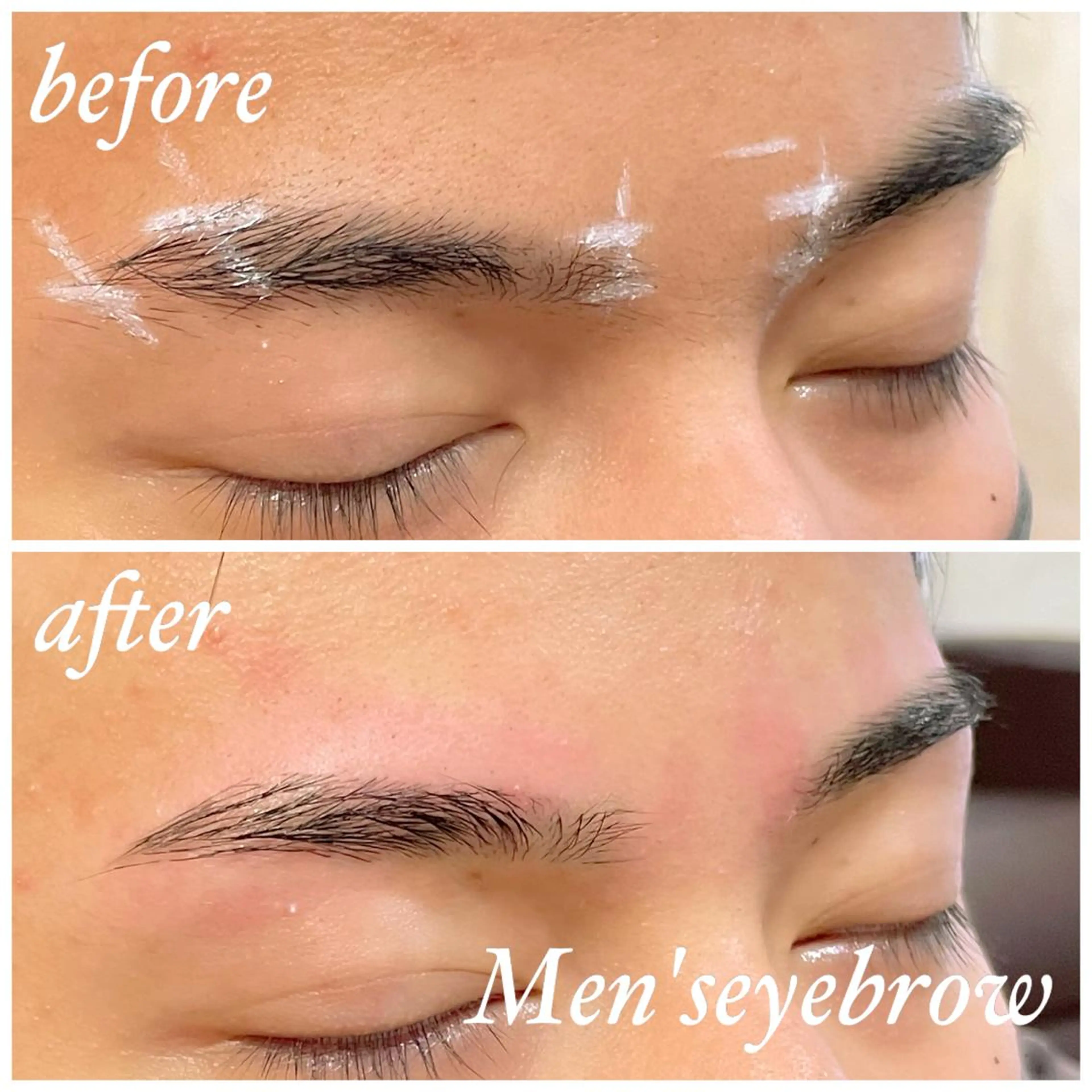 【メンズアイブロウ】メンズもお問い合わせ多数頂いてる為クーポン作りました♪お顔の黄金ベースに男の人にも似合う眉毛を提案！の写真