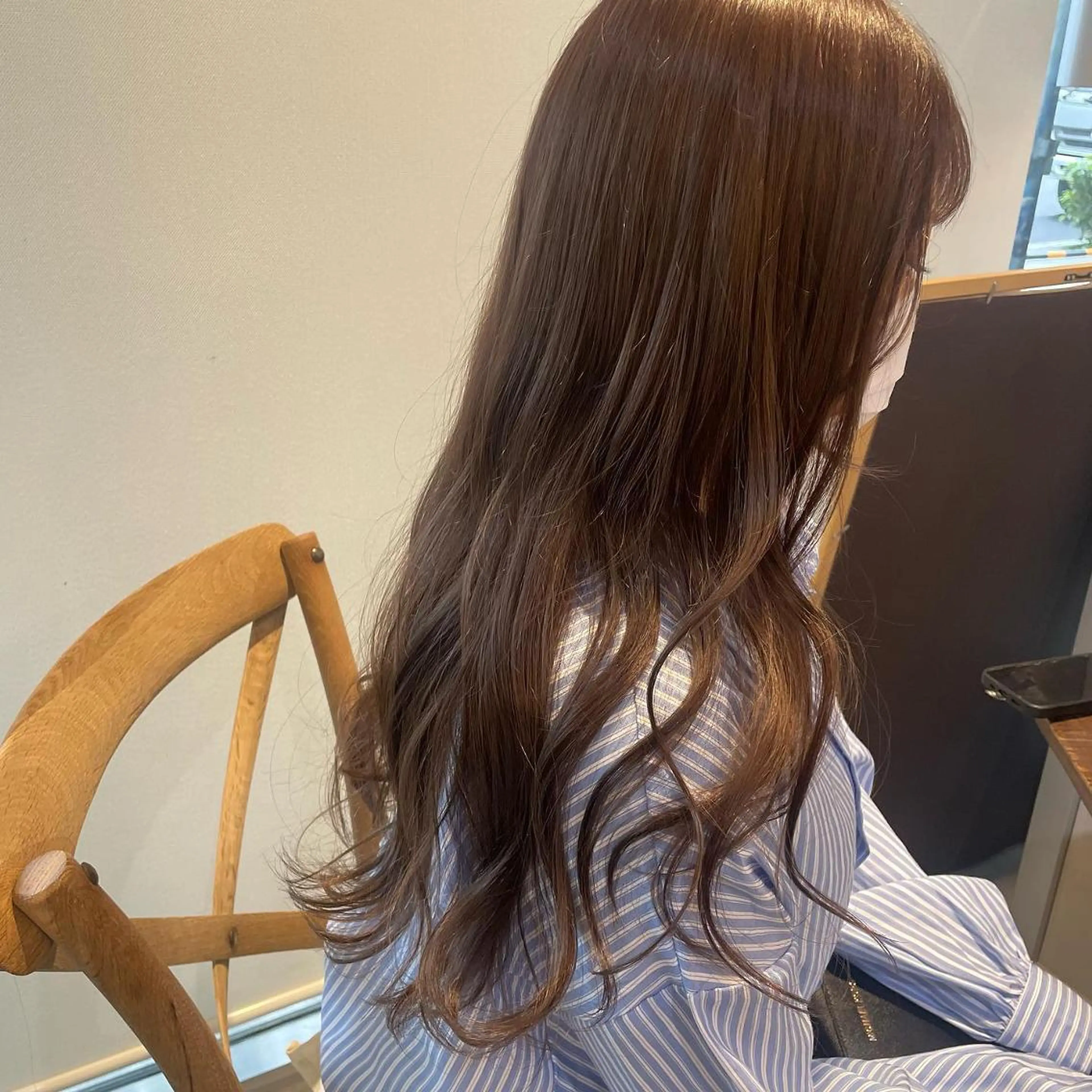 カラー ヘアアレンジ ブリーチ 透明感カラー ブリーチなしカラー 𝙢𝙞𝙮𝙪🎀 girly hairのヘアスタイル