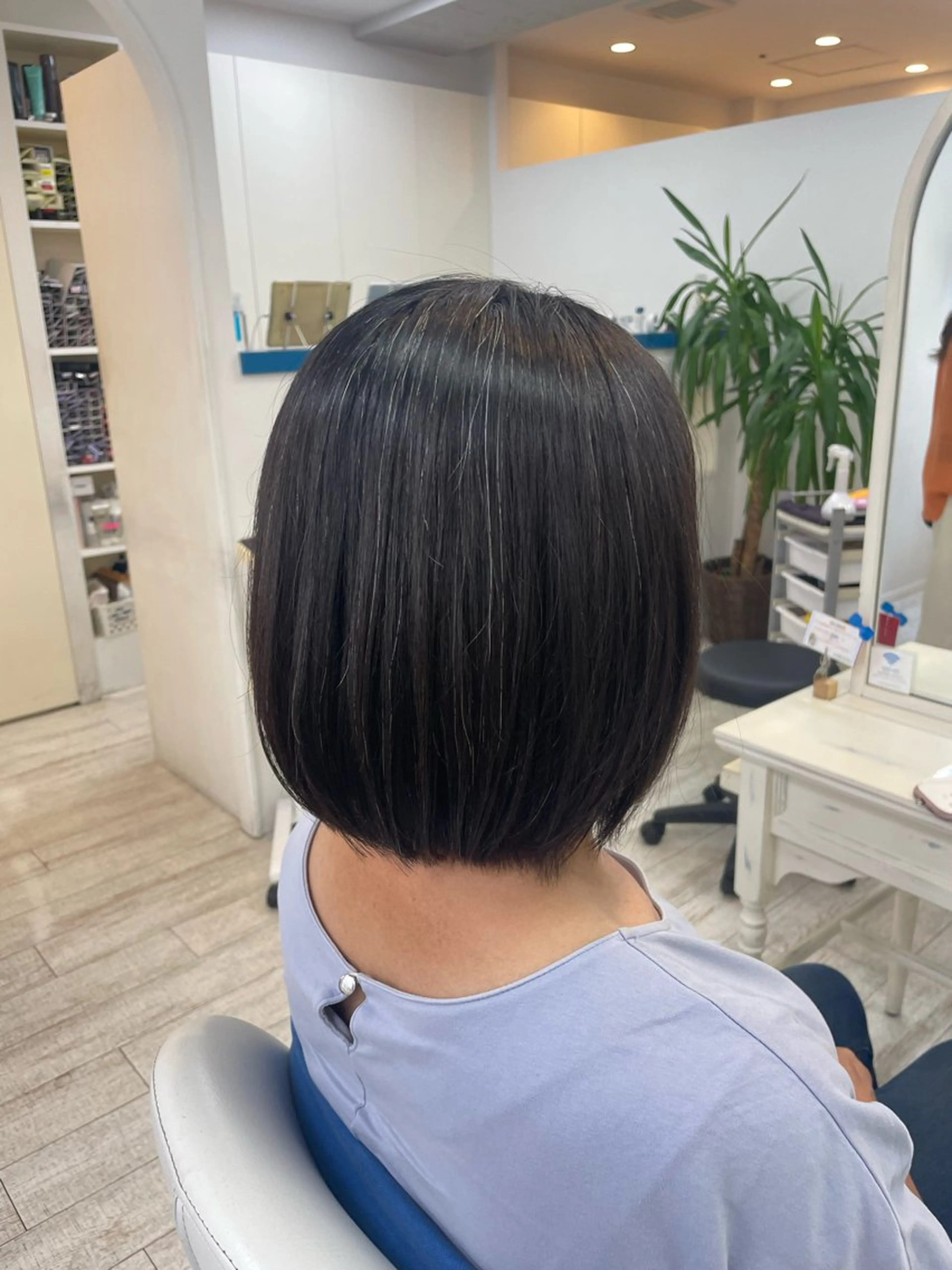 ショート カット 縮毛矯正 新籾 尚哉のヘアスタイル