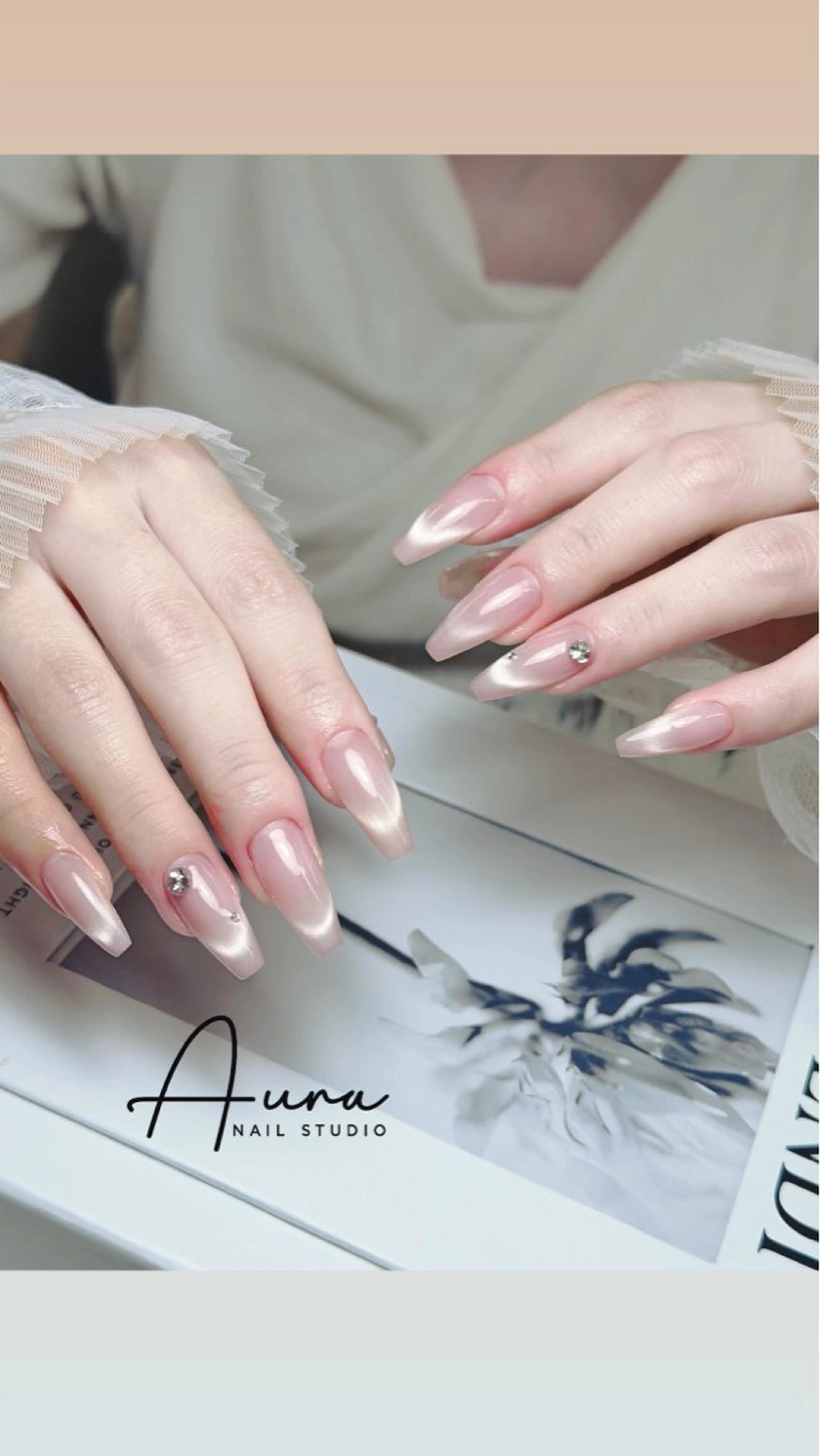 ネイル ハンドネイル Aura Nail HanNaのネイルデザイン