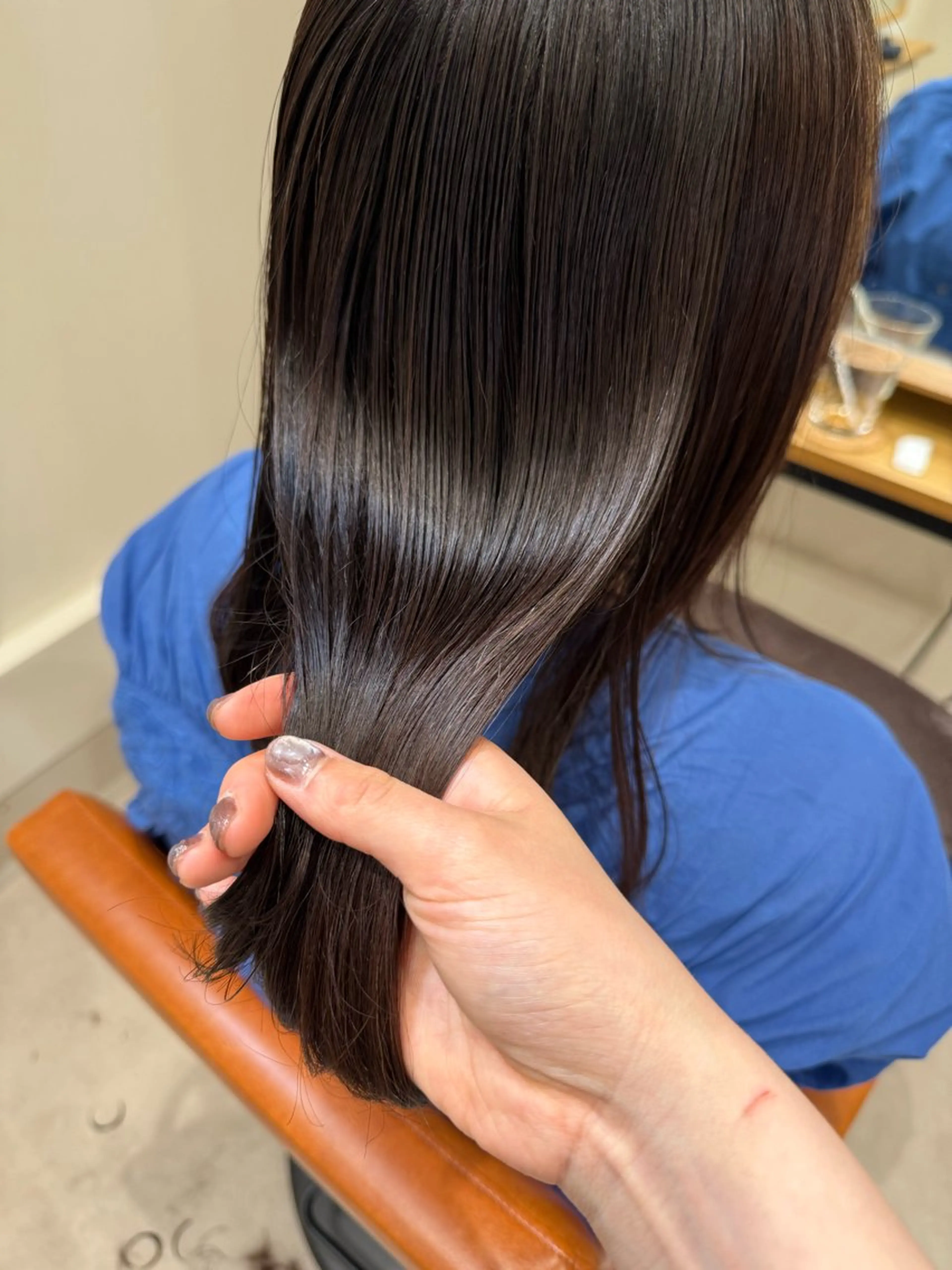 ミディアム カラー 縮毛矯正 💛🤍U too e’s 鎌倉🧸のヘアスタイル