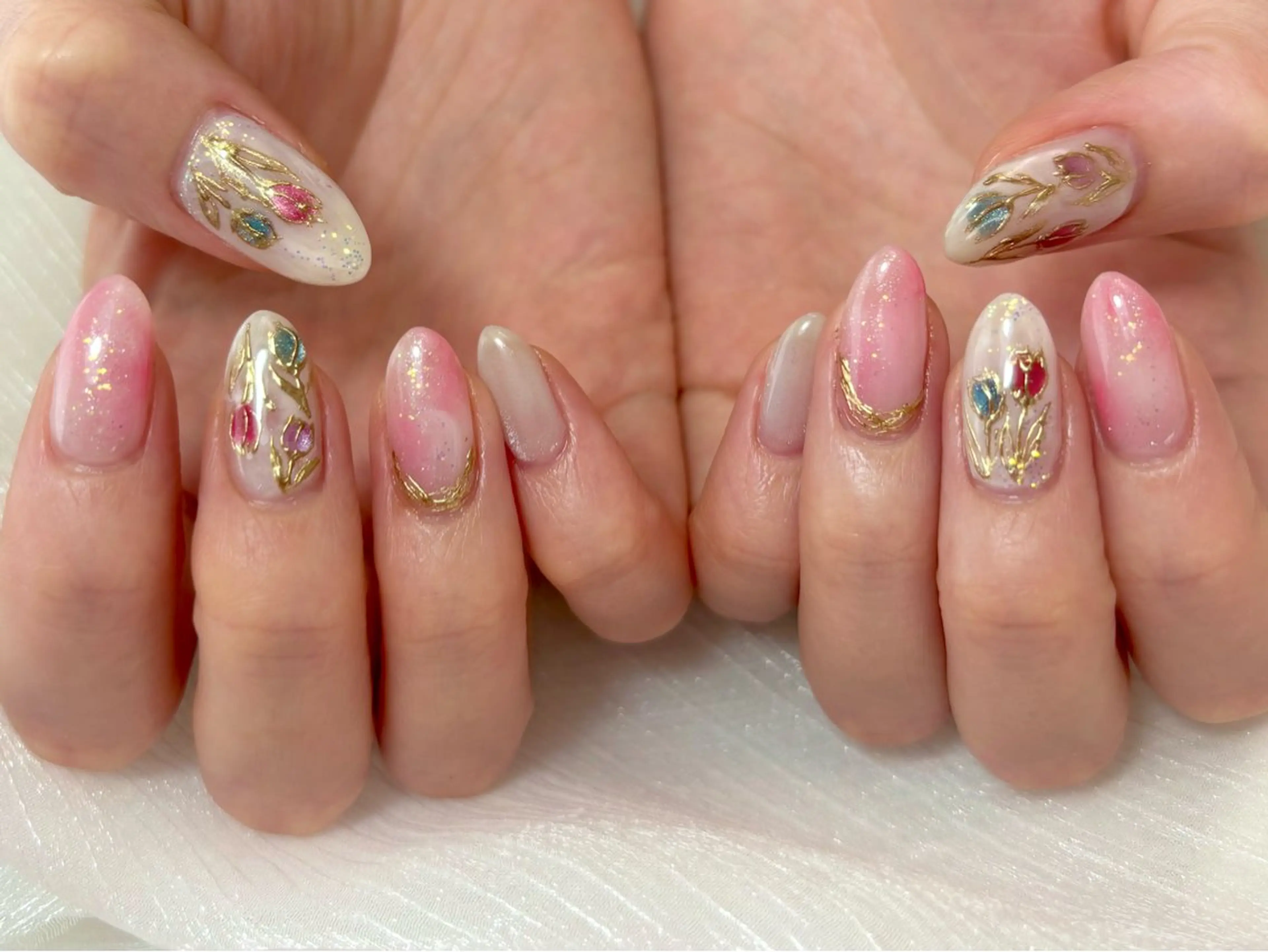 ネイル ハンドネイル yurina ☆のネイルデザイン