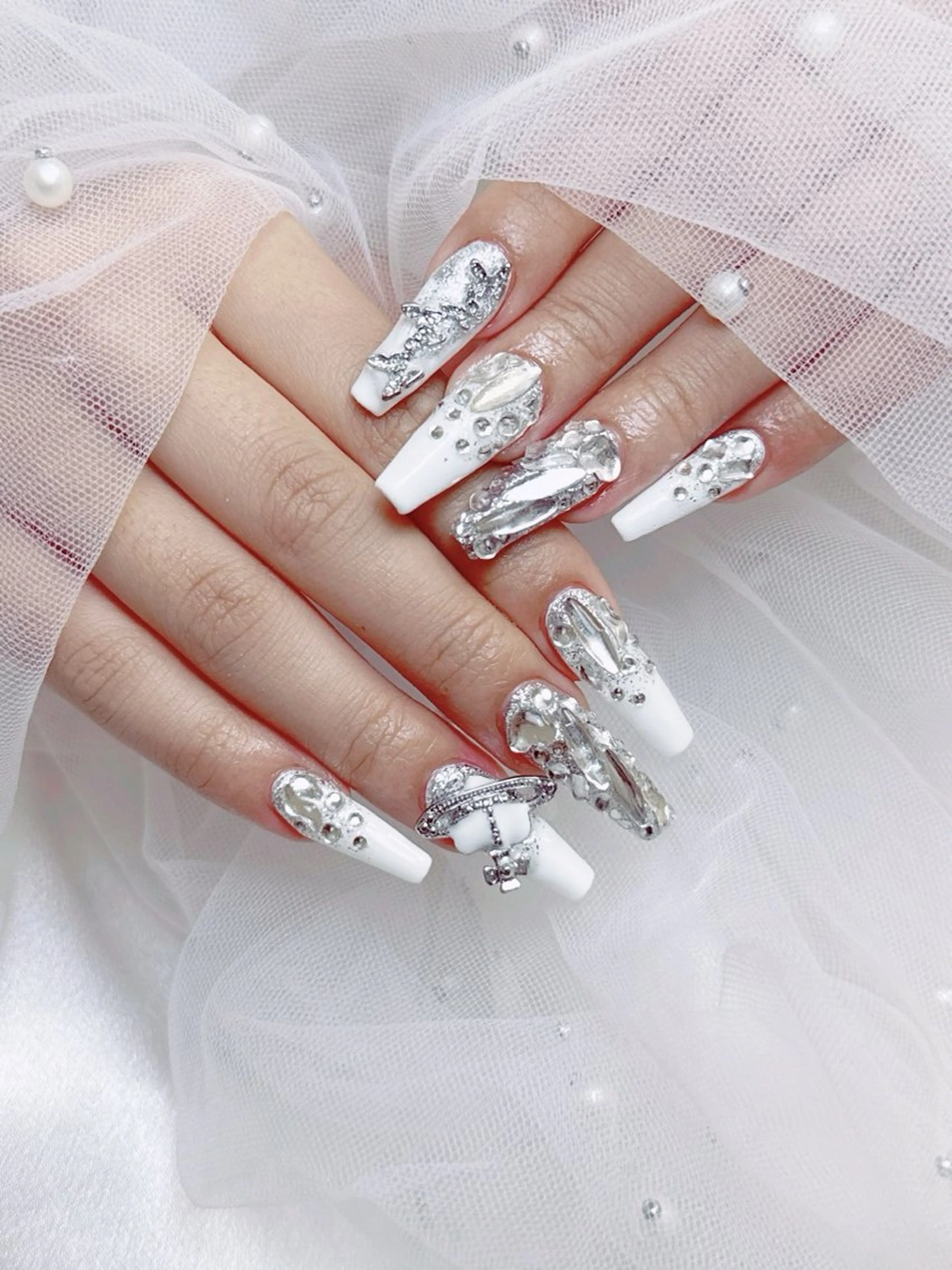 💖💖ミニモ学割💖💖💖チップスカルプ長さだし]パーツ10本つけ放題、の写真