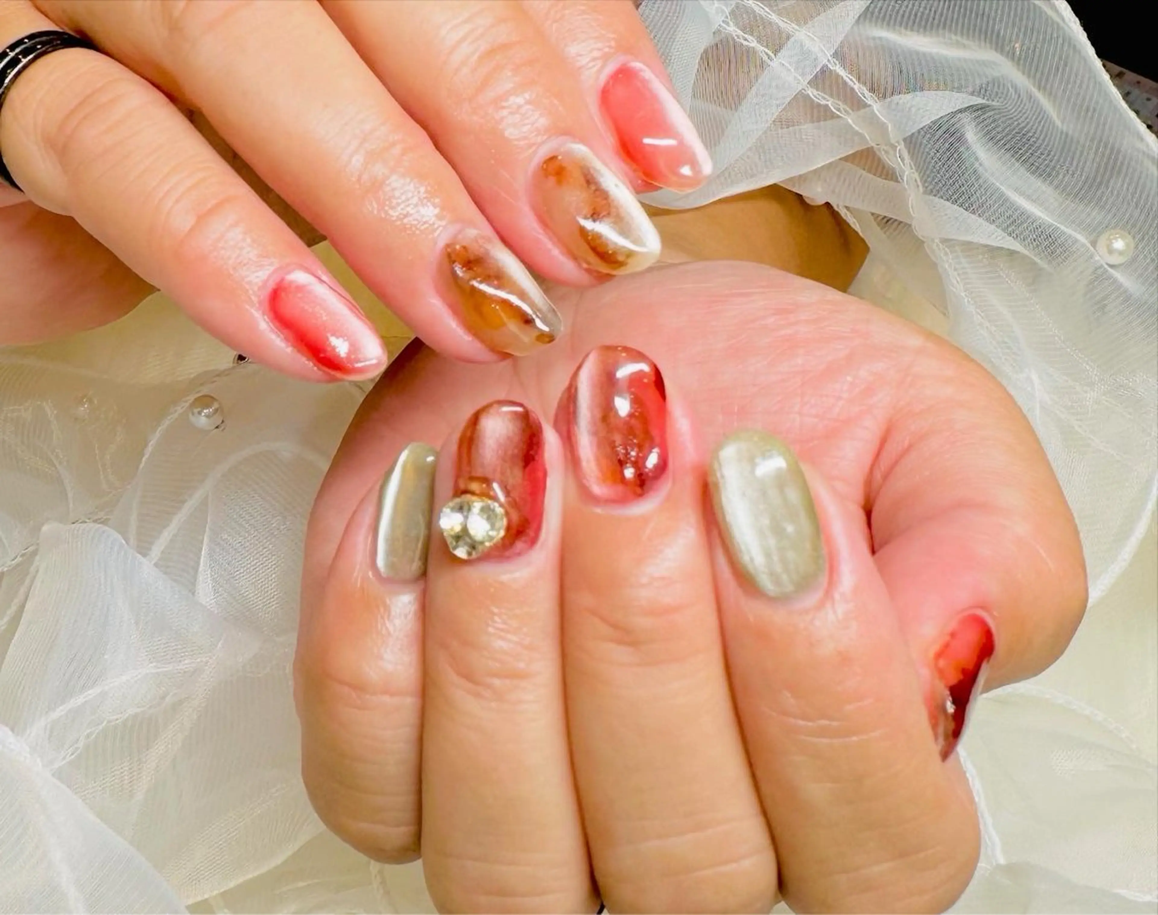 ネイル ハンドネイル ネイルサロンエレノア所属・田端 笑理菜のネイルデザイン