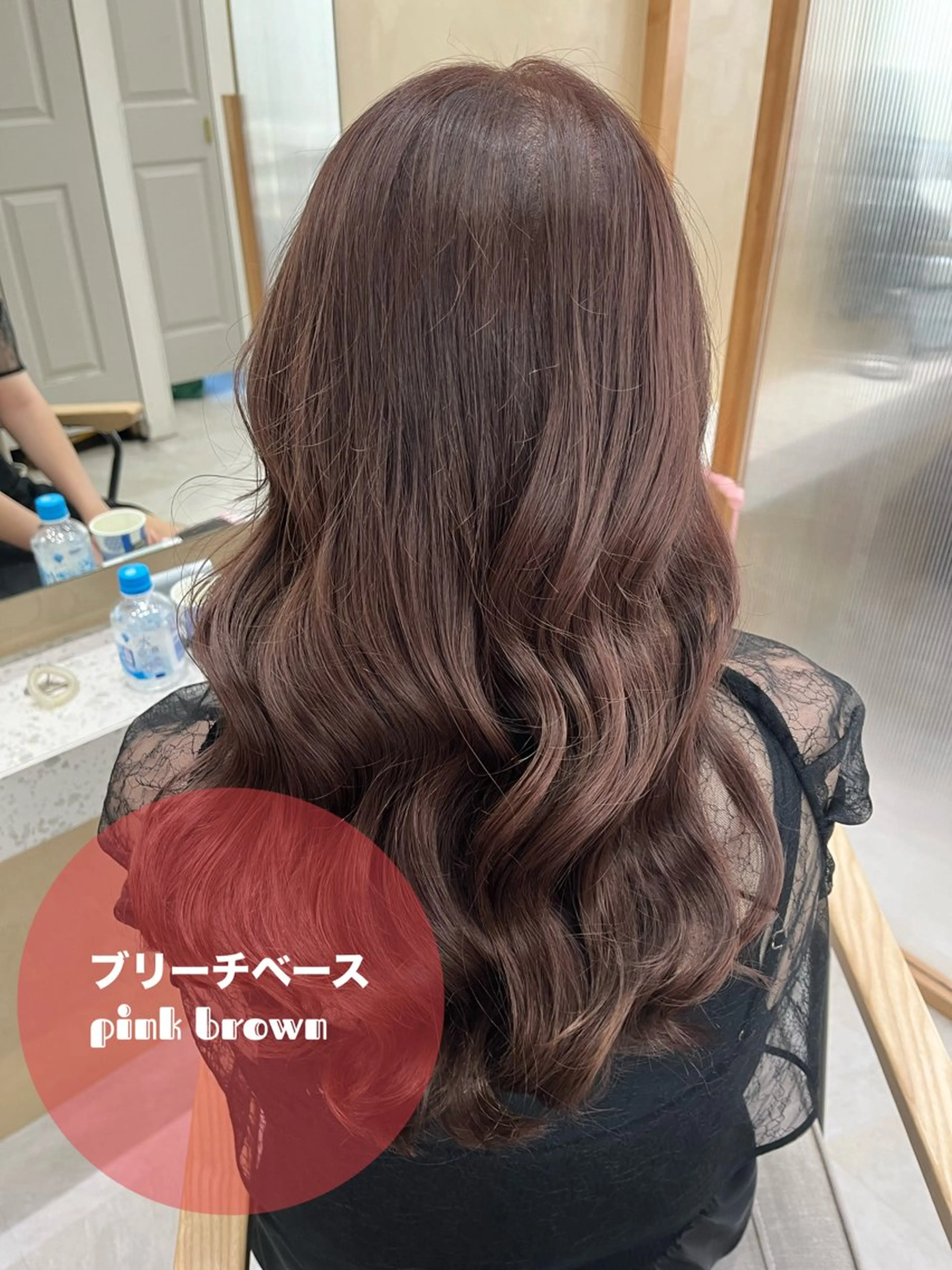 ミディアム カラー ヘアアレンジ 🥀暖色韓国ヘア💕 保科侑花のヘアスタイル