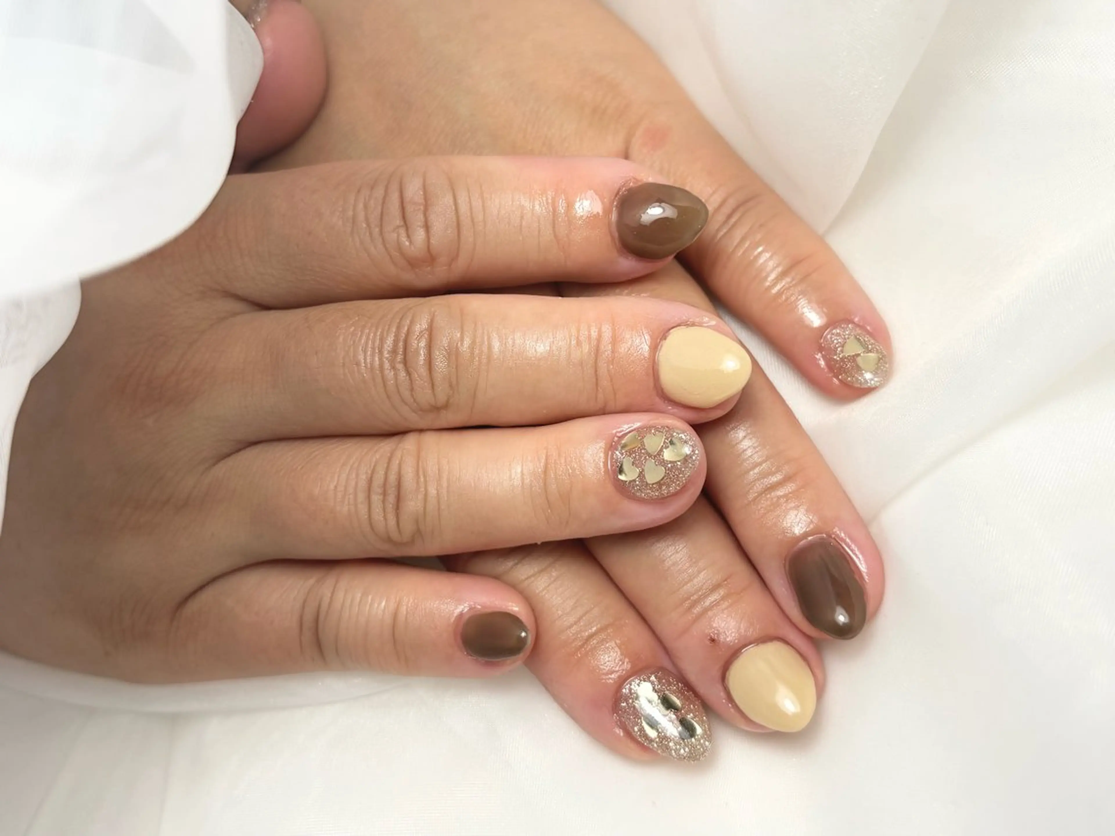 ネイル バレンタイン ハンドネイル MIKA ♡のネイルデザイン