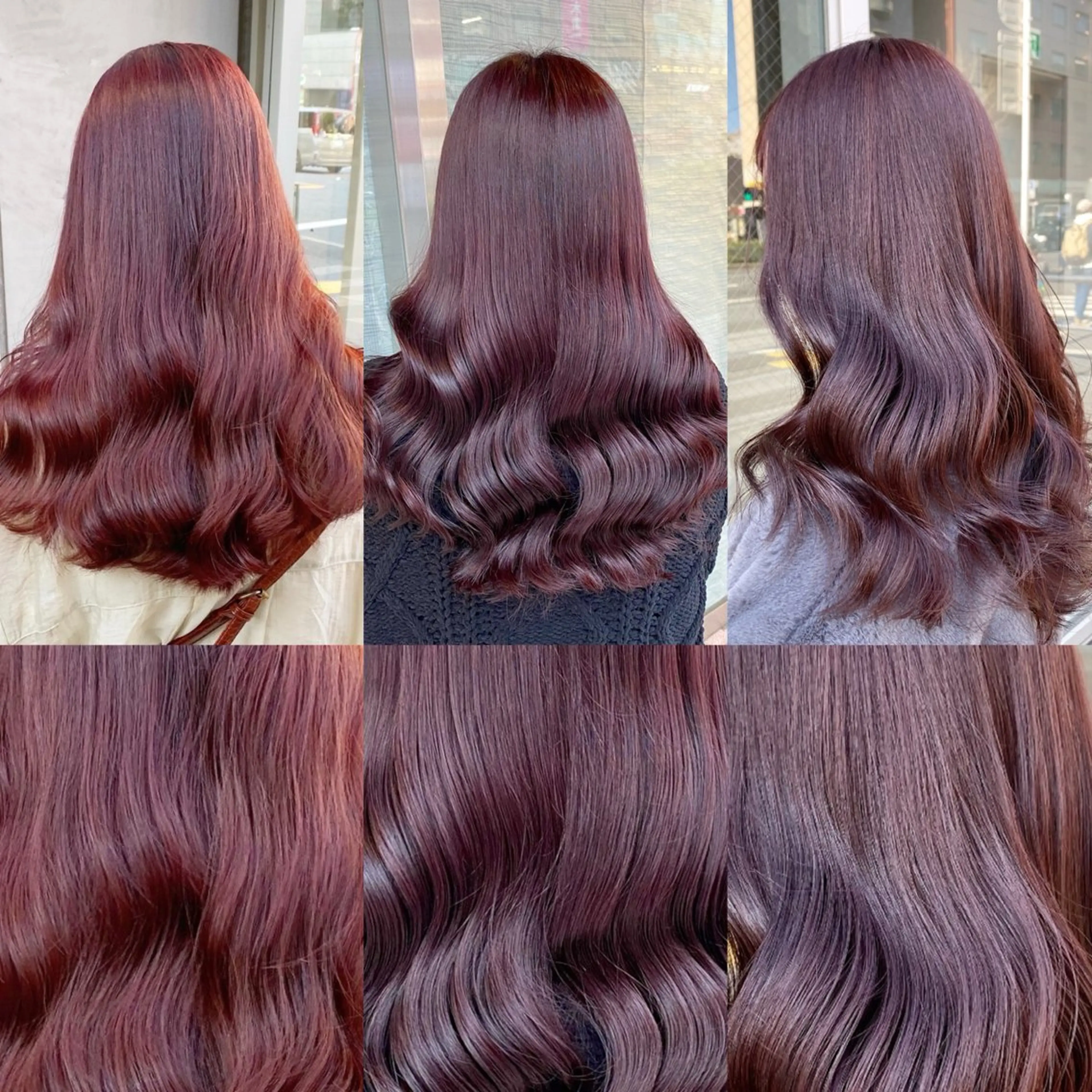 セミロング カラー ヘアカラー トリートメント 大人っぽ♡上品な暖色 ♡ブリーチなし♡のヘアスタイル