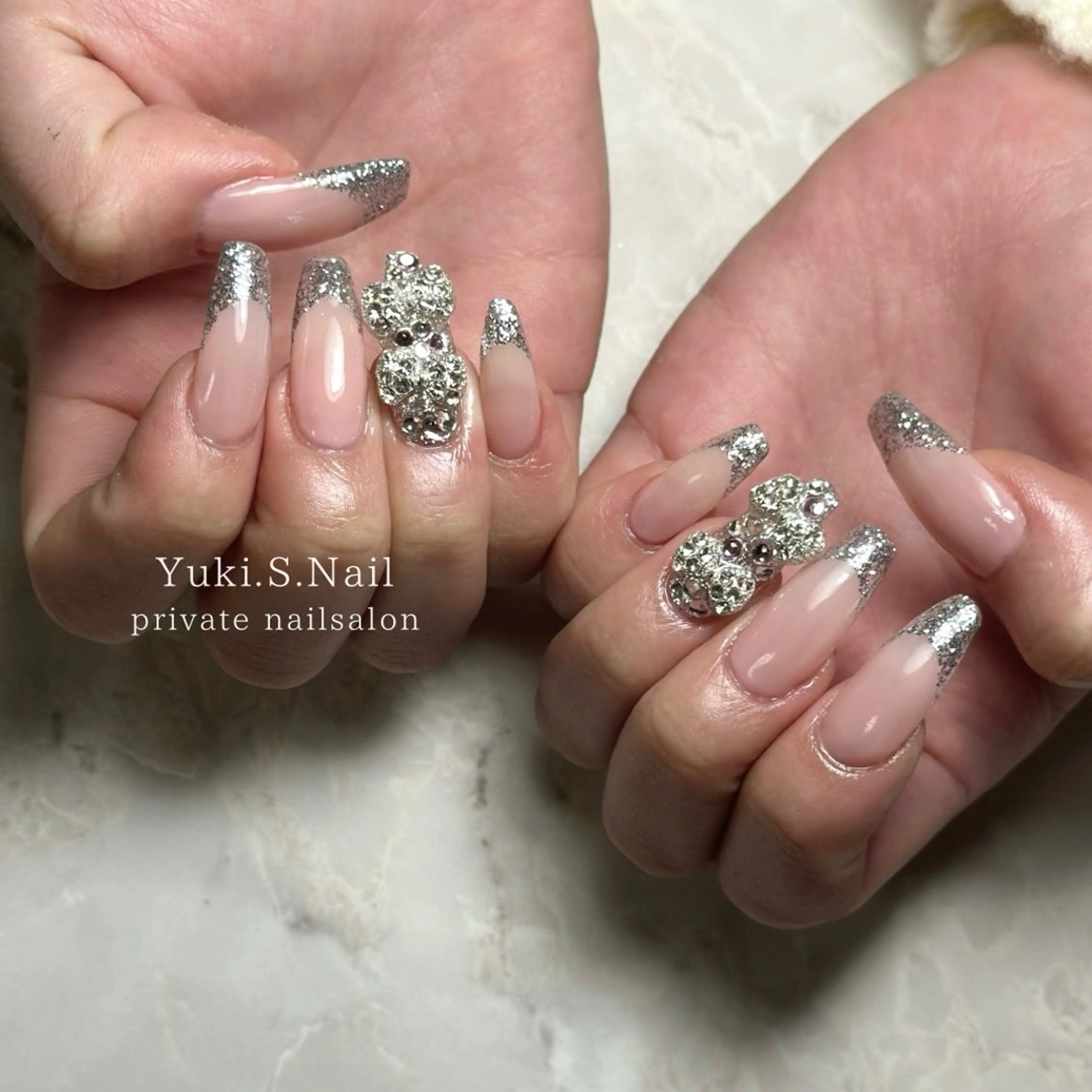 ロング ハンドネイル Yuki S.Nailのネイルデザイン