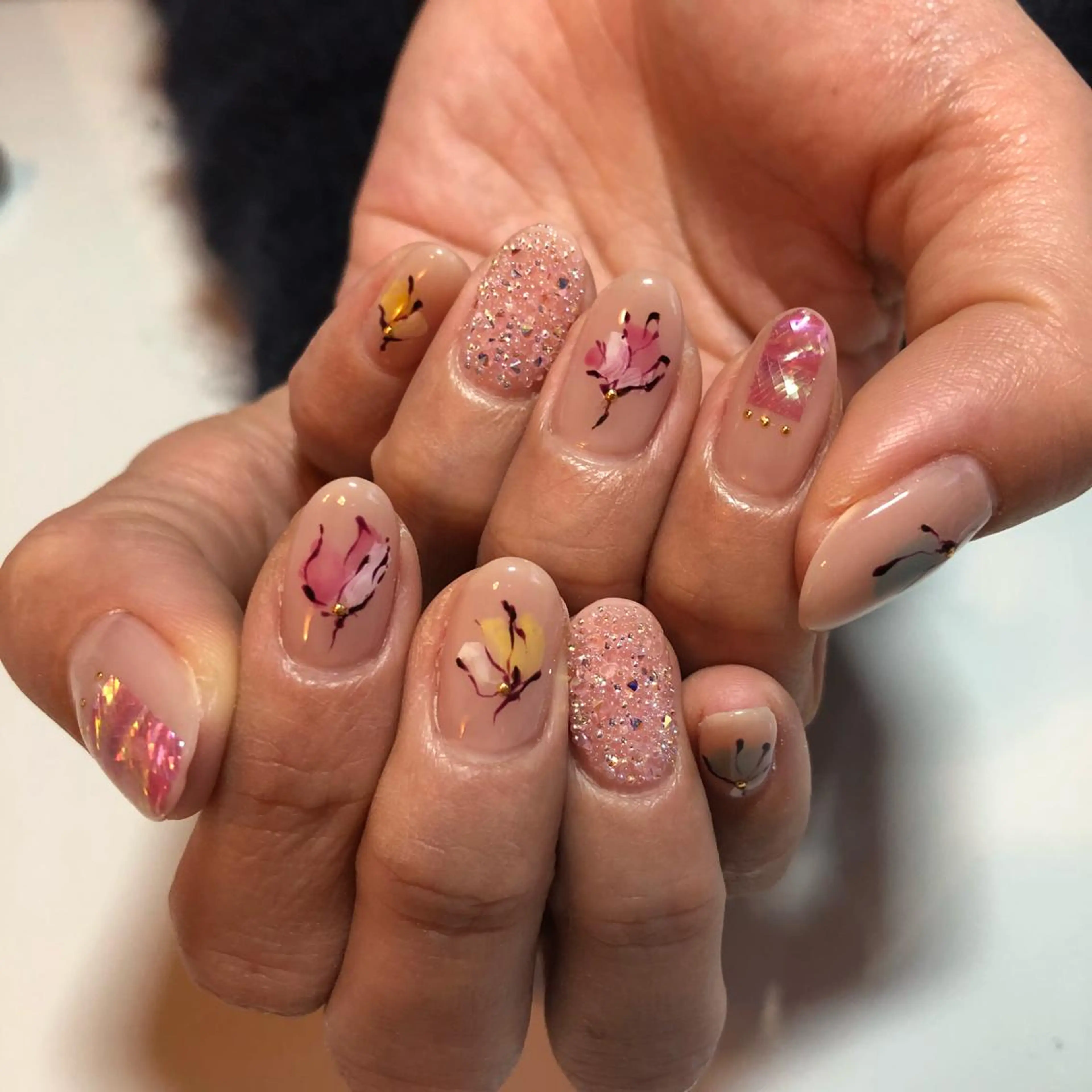 ネイル フラワーネイル g-up nail所属・米田 律子のネイルデザイン