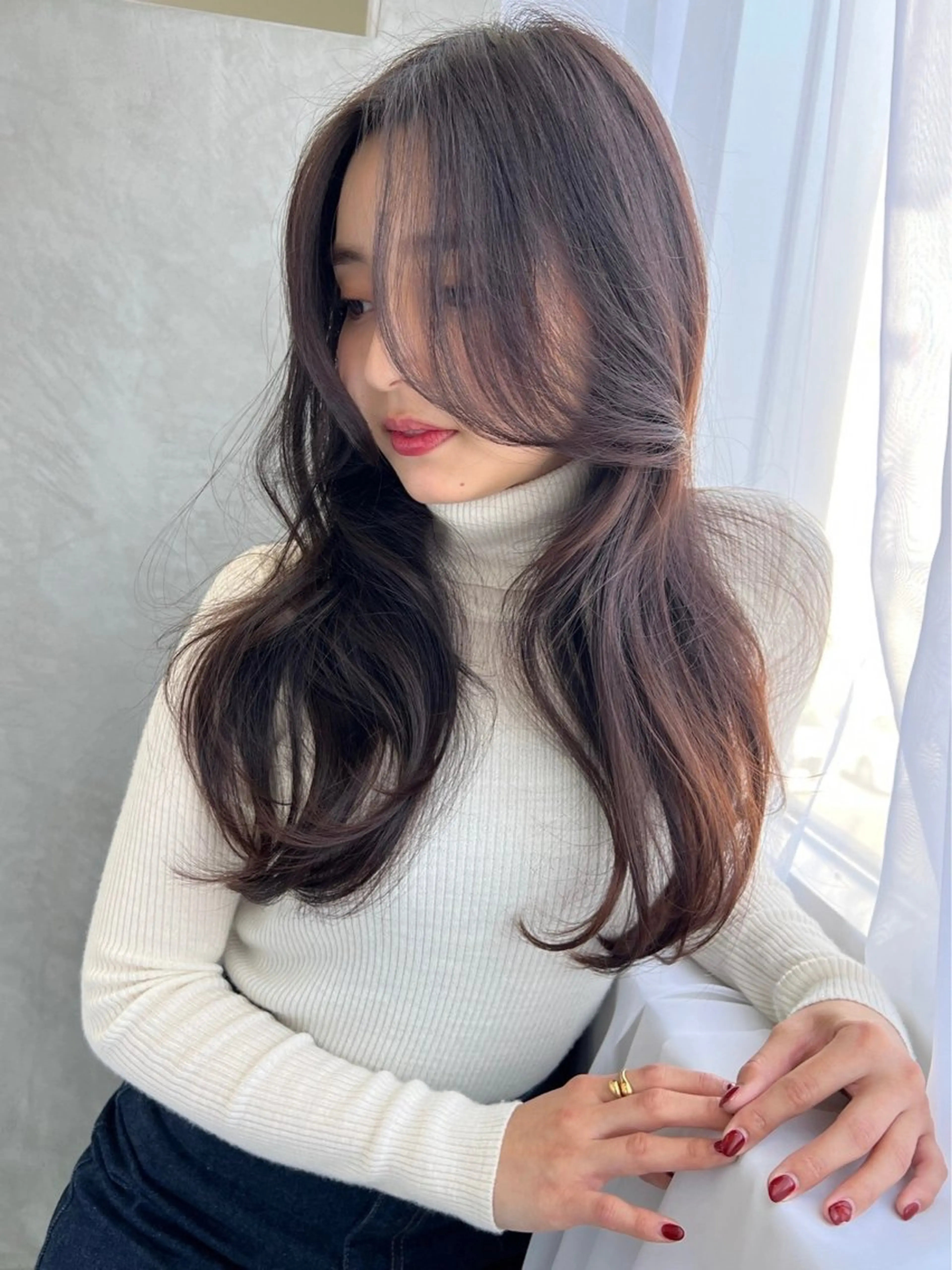 【ミニモ限定】透明感カラー+BYKARTEスタンダードトリートメント(SB込)の写真