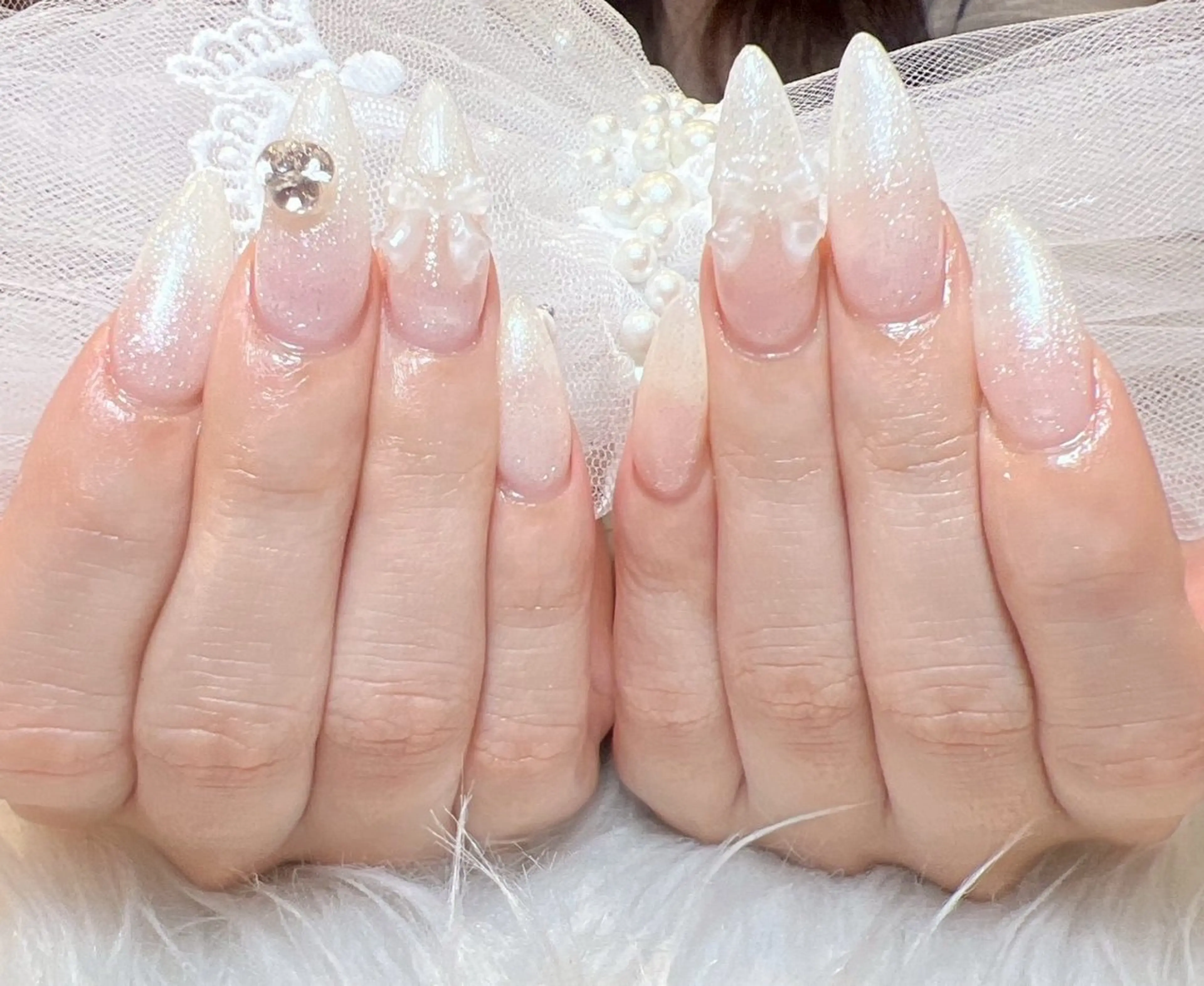 ネイル ハンドネイル LIB VALLA Yuri🍭🖤のネイルデザイン